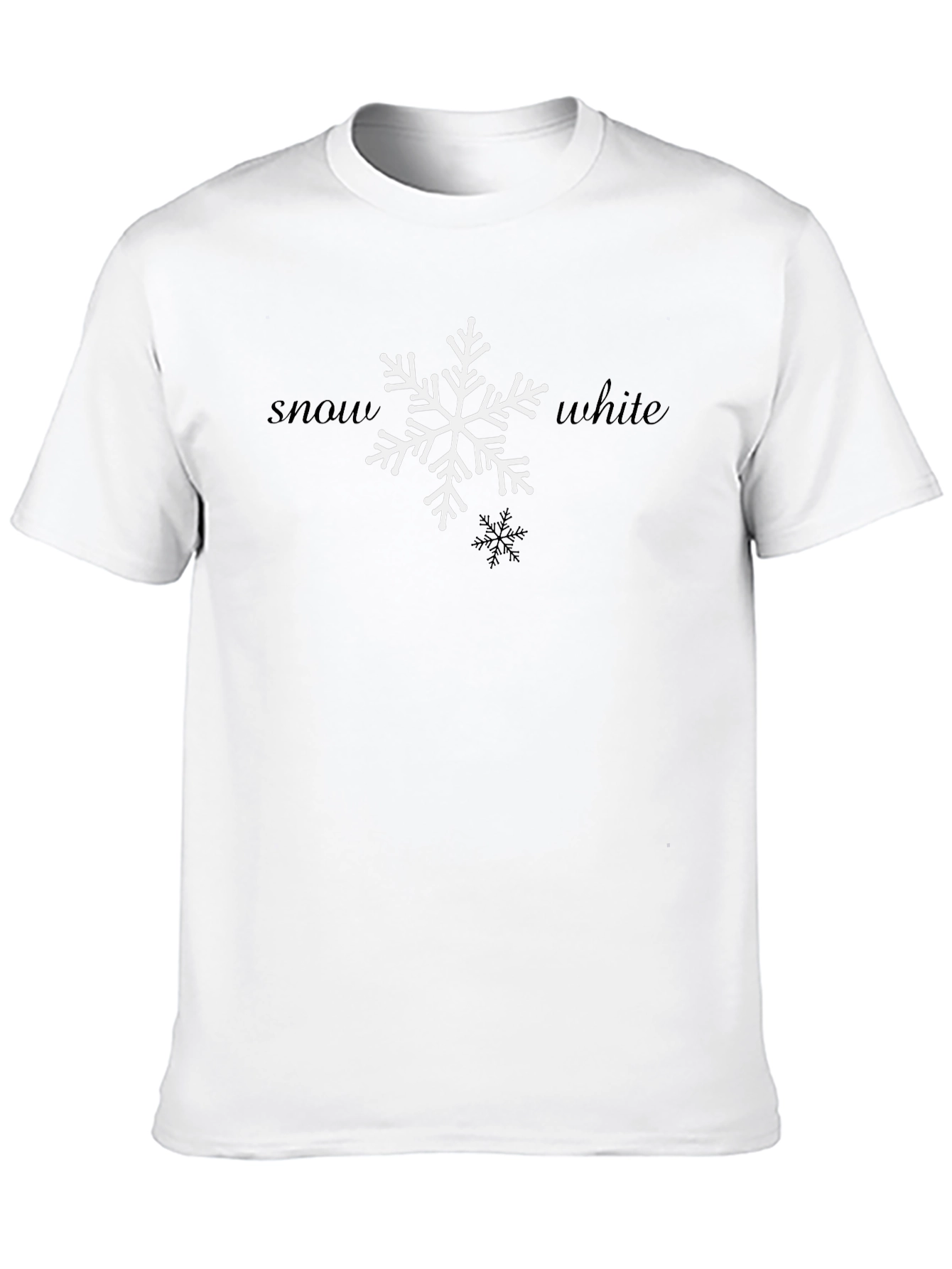 Snow White Snowflake Graphic Tee
