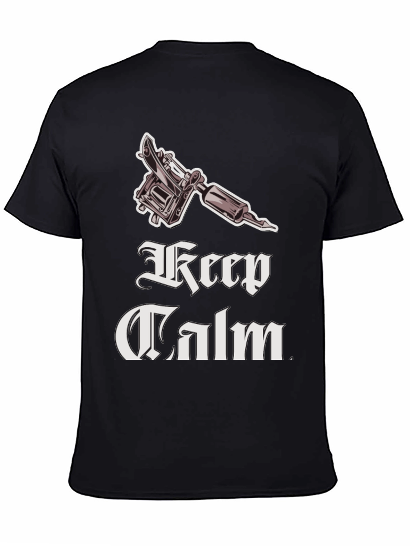 Keep Calm Tattoo Artist Black T-Shirt