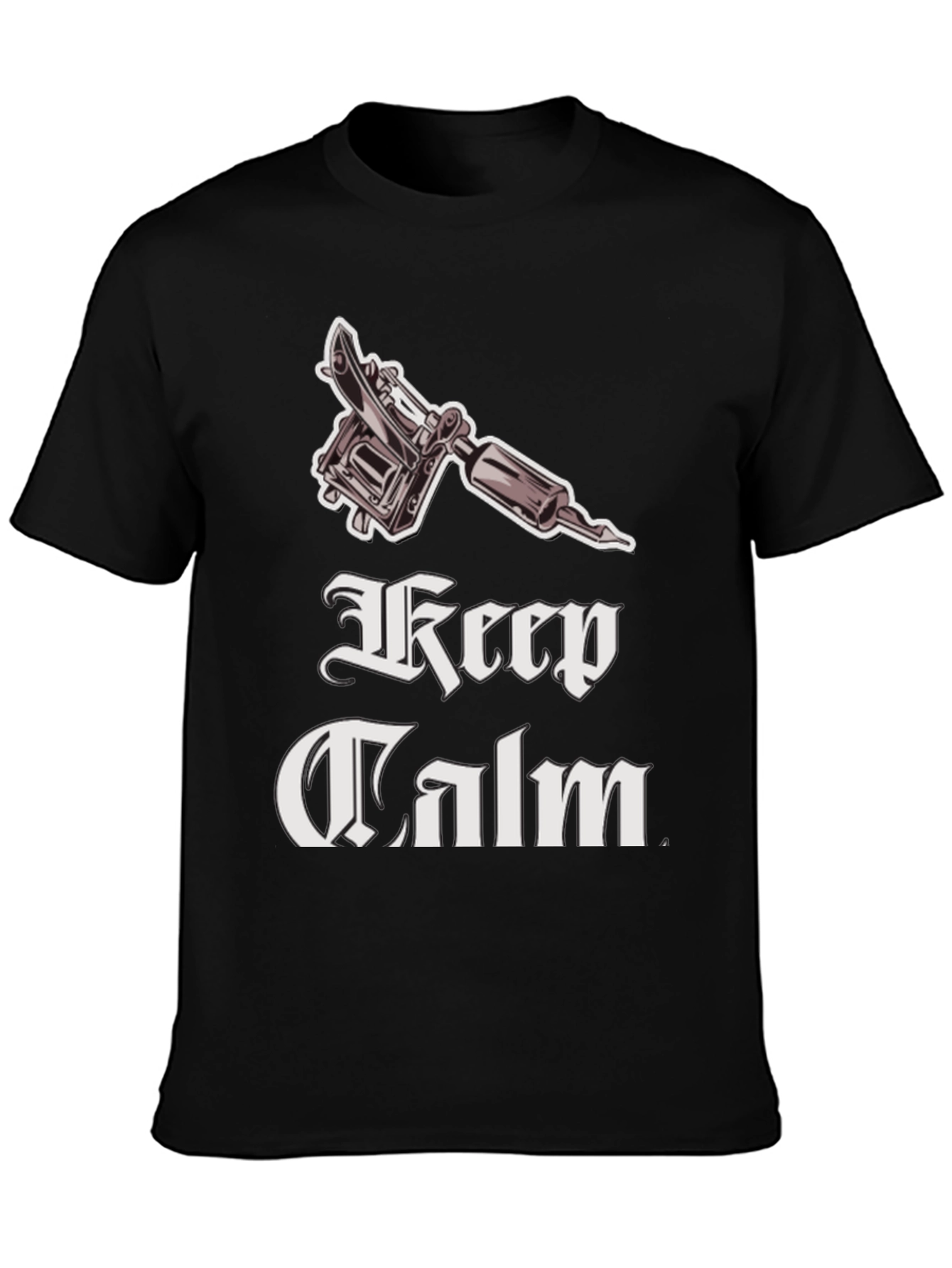 Keep Calm Tattoo Artist Black T-Shirt