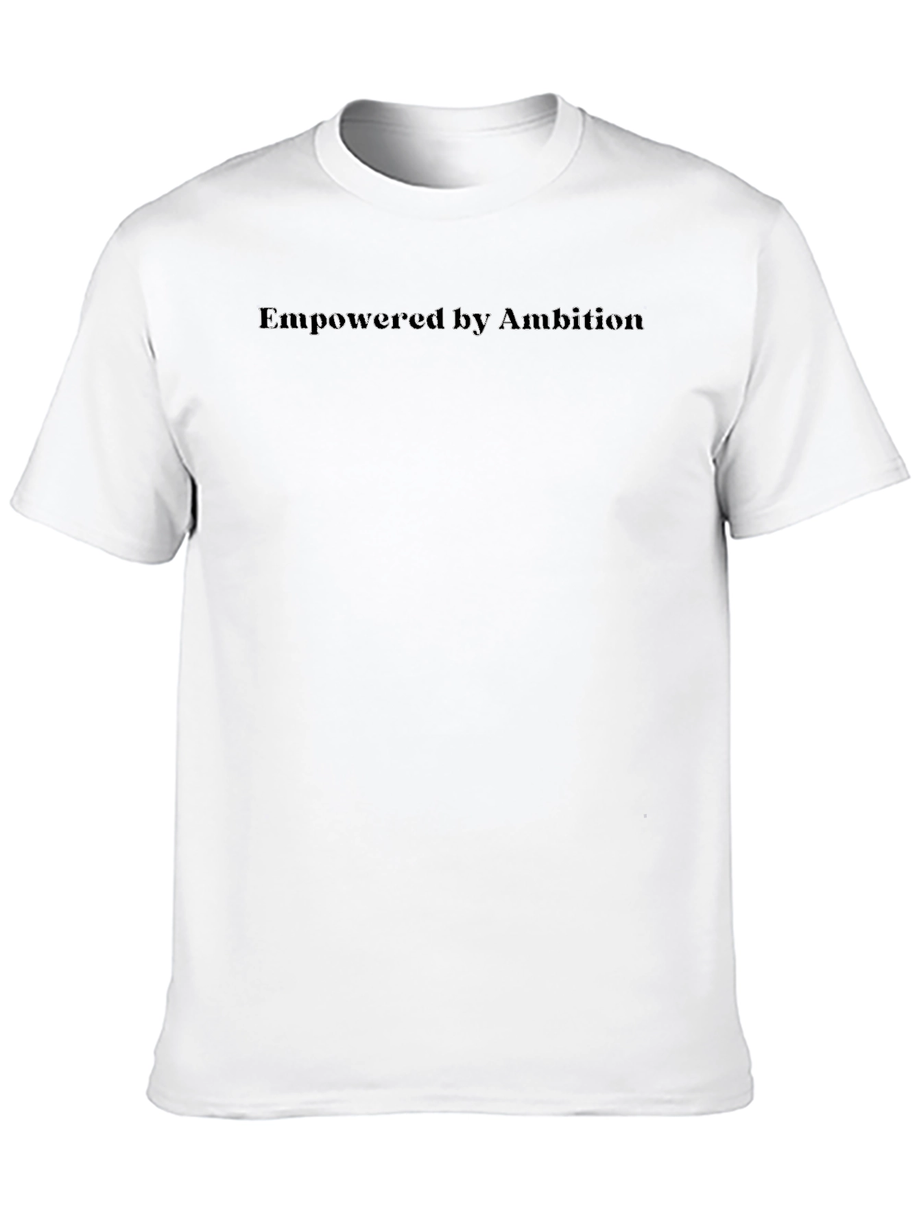 Empowered by Ambition Black Crew Neck T-Shirt