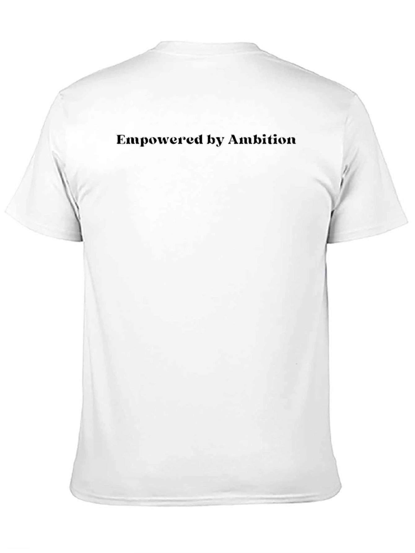 Empowered by Ambition Black Crew Neck T-Shirt