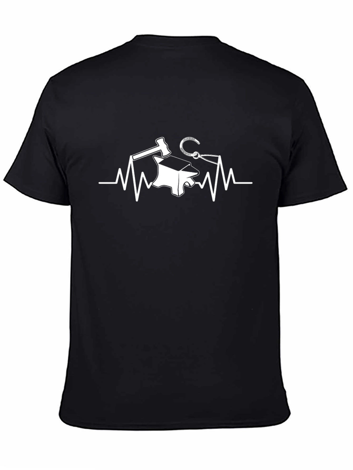 Blacksmith Heartbeat T-Shirt - Forging Life