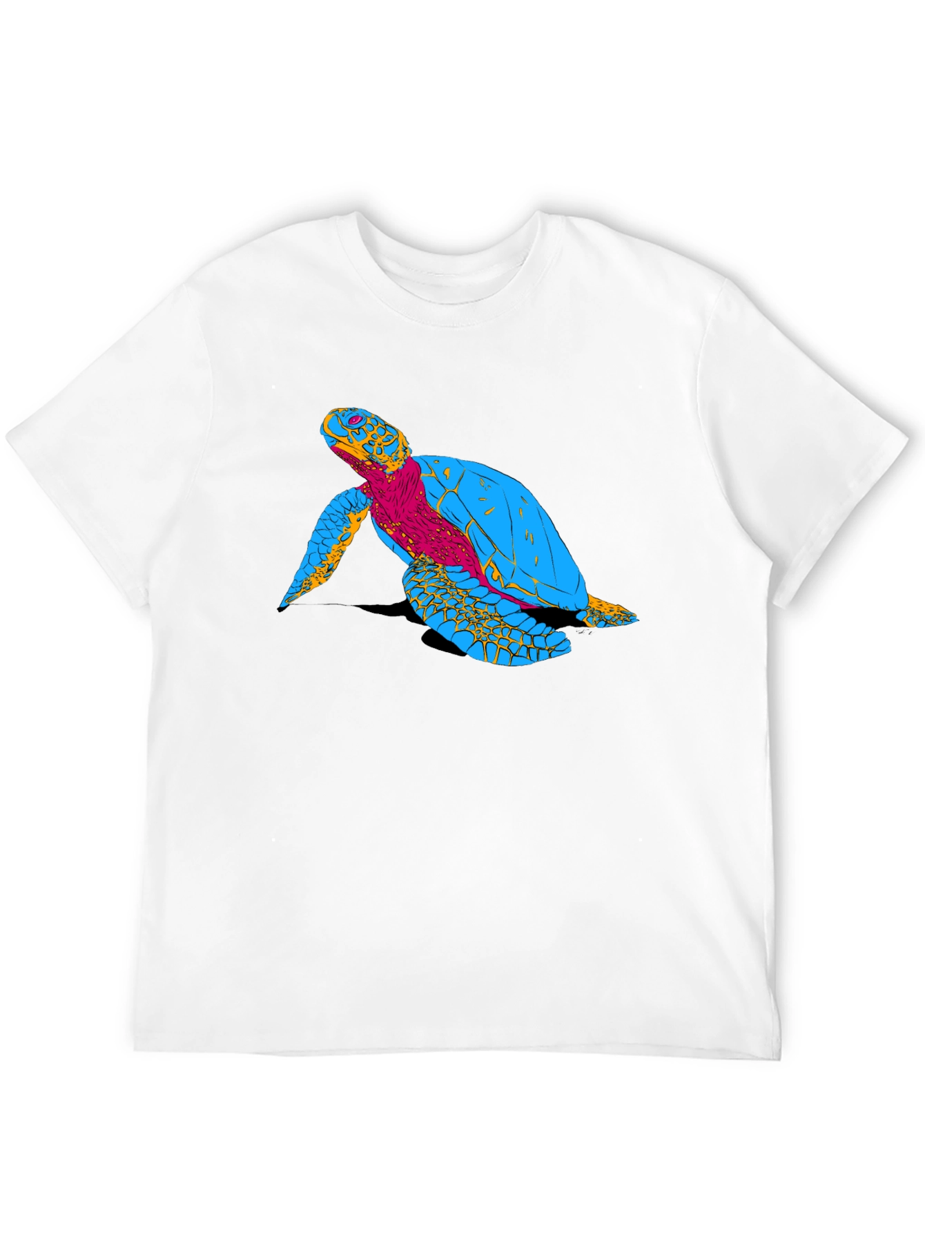Turtle Graphic Black T-Shirt