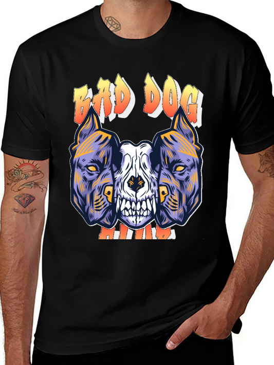 Bad Dog Graphic Tee - Mens Black T-Shirt