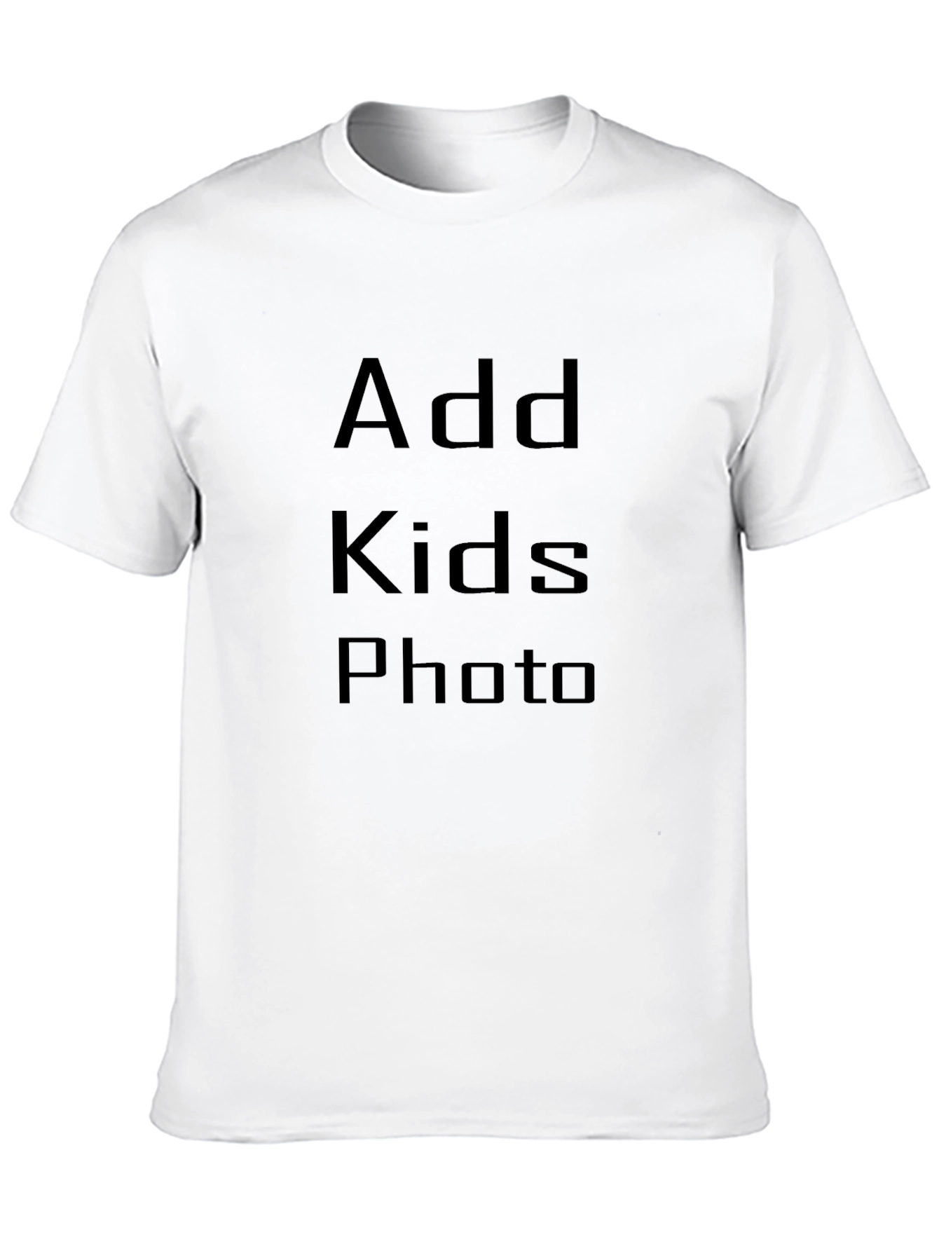 Customizable Black T-Shirt - Add Your Photo