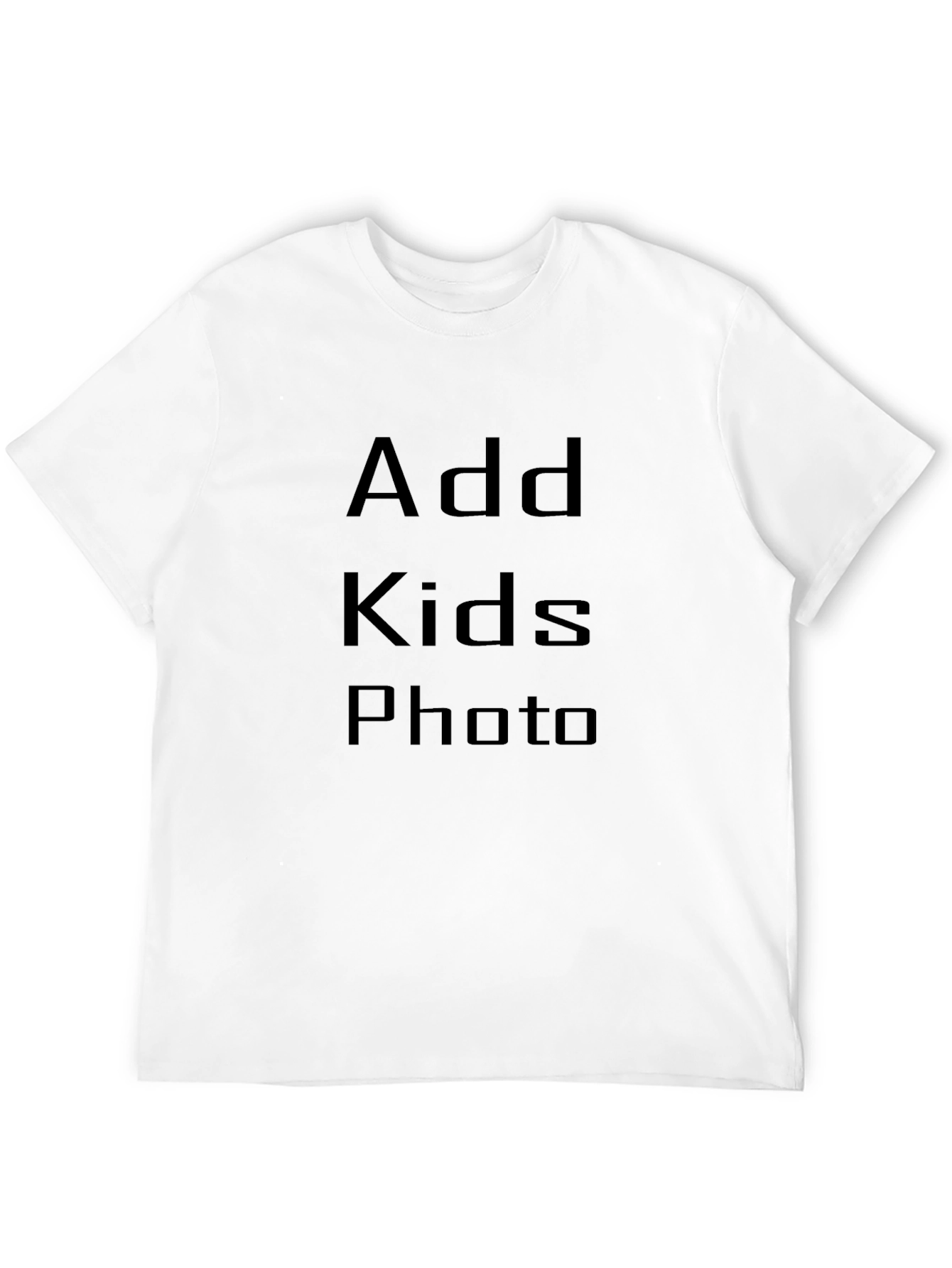 Customizable Black T-Shirt - Add Your Photo