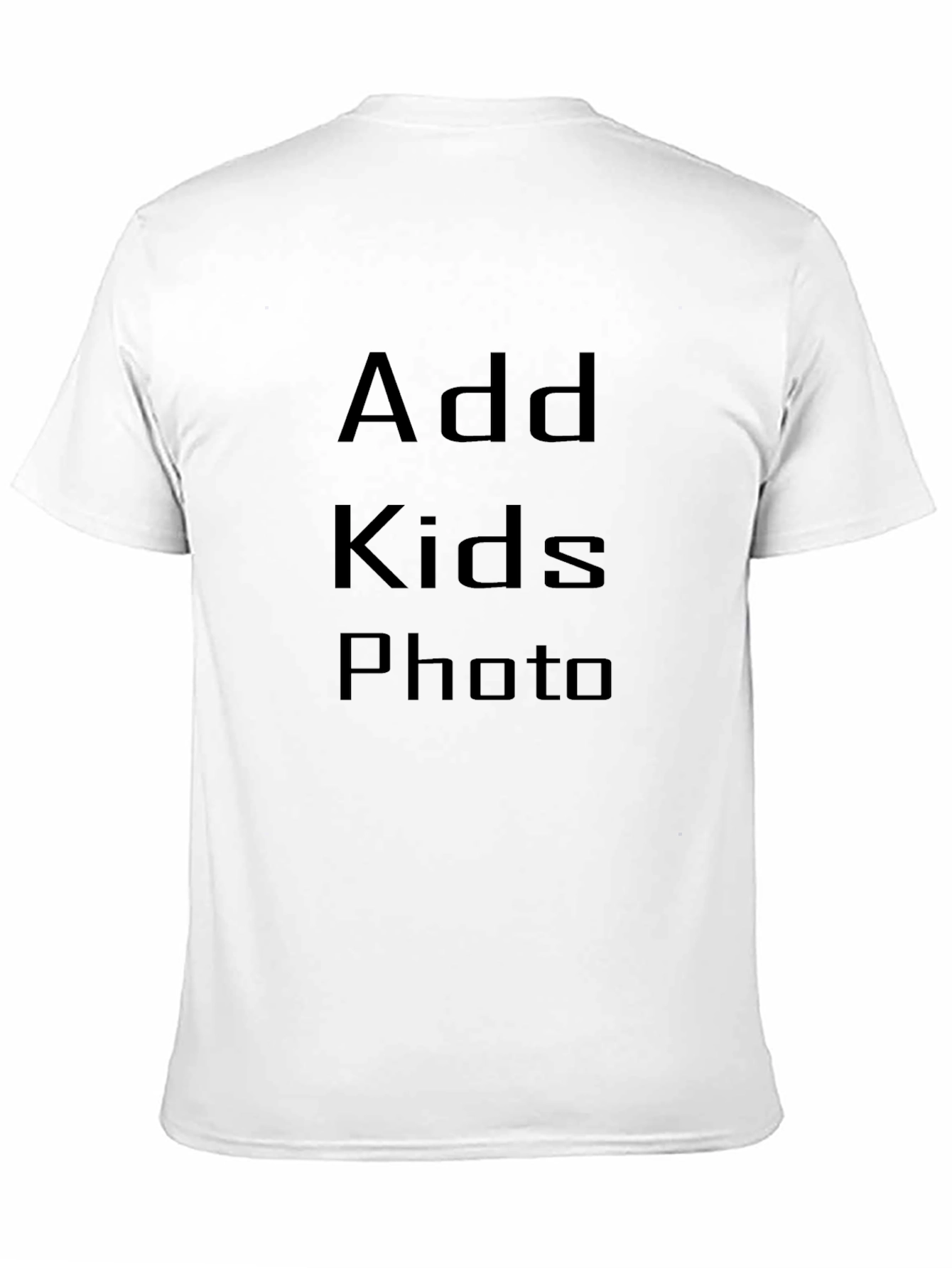 Customizable Black T-Shirt - Add Your Photo