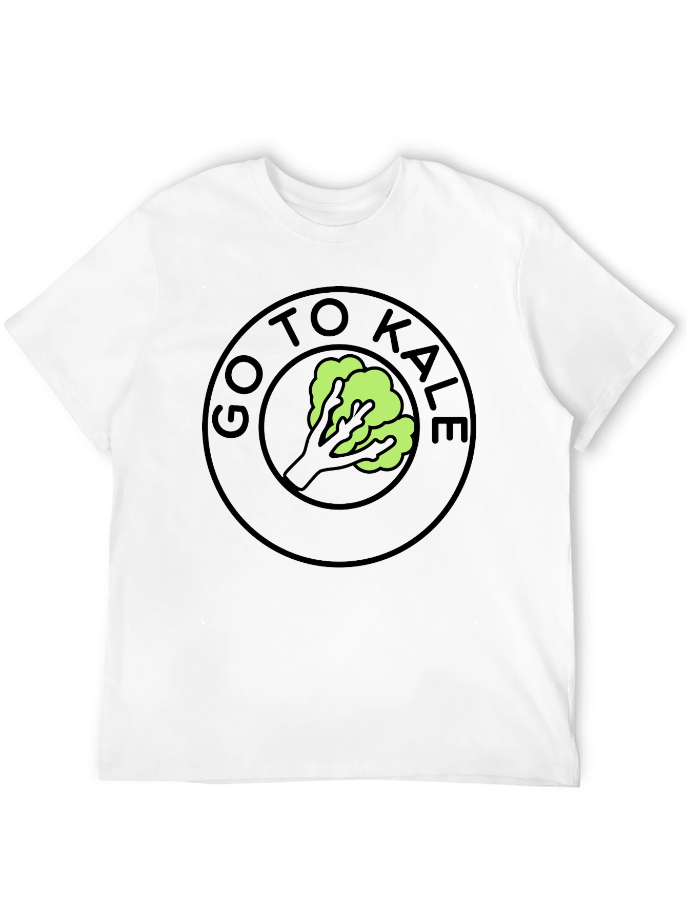 Go To Kale Funny T-Shirt Black