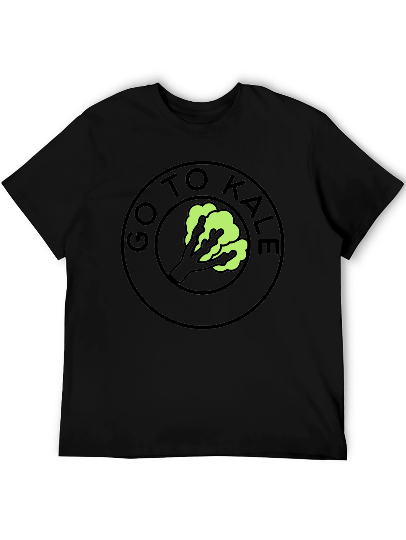 Go To Kale Funny T-Shirt Black