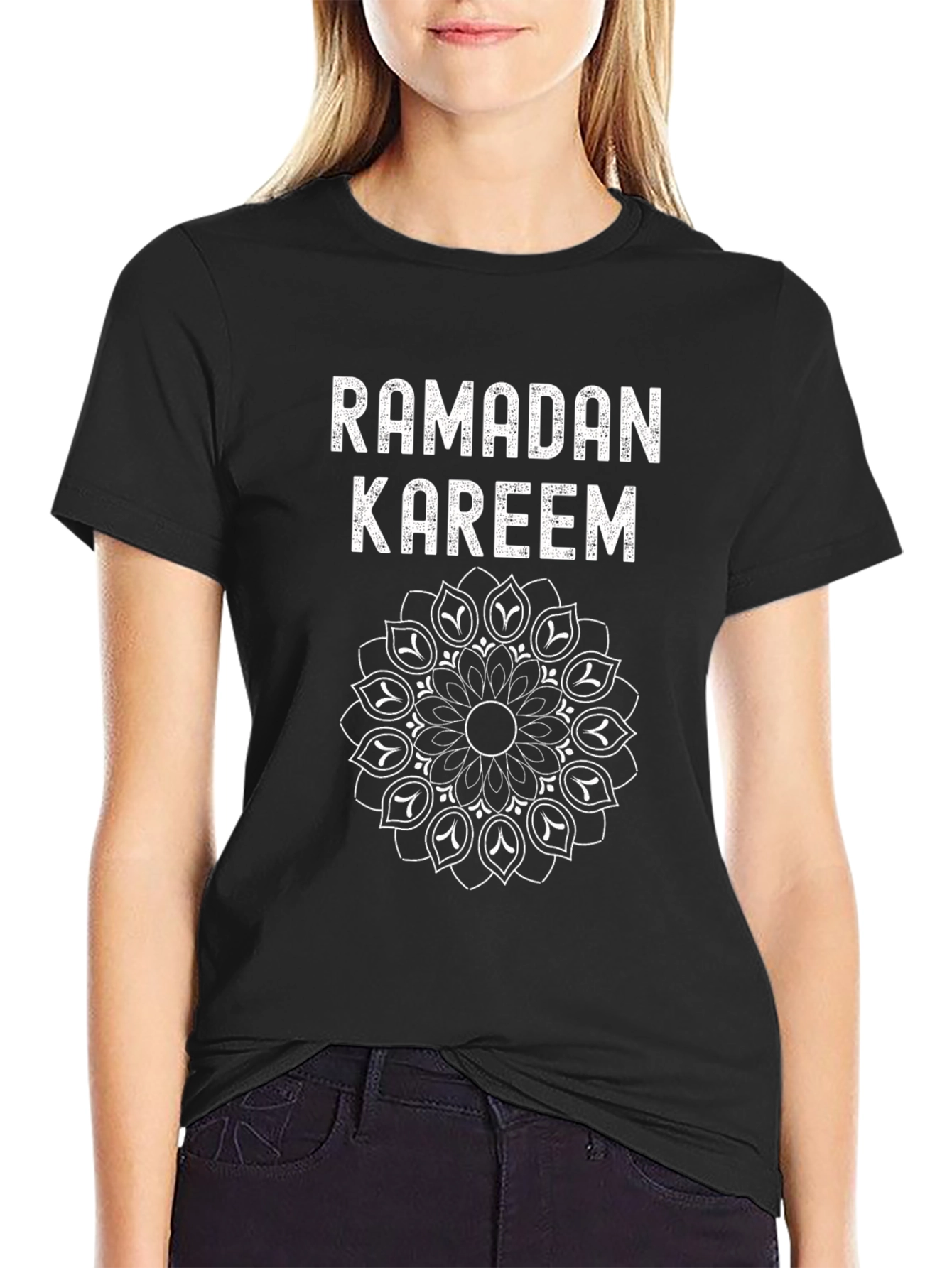 Ramadan Kareem T-Shirt: Festive Black Tee