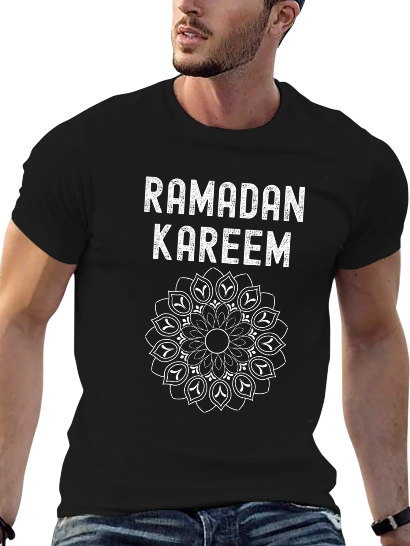 Ramadan Kareem T-Shirt: Festive Black Tee