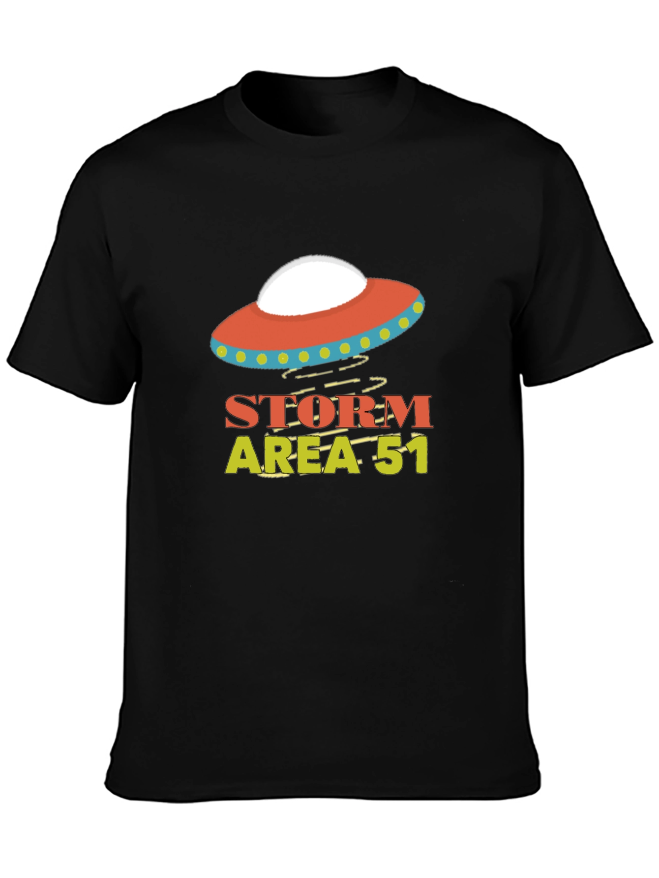 Storm Area 51 UFO Graphic T-Shirt