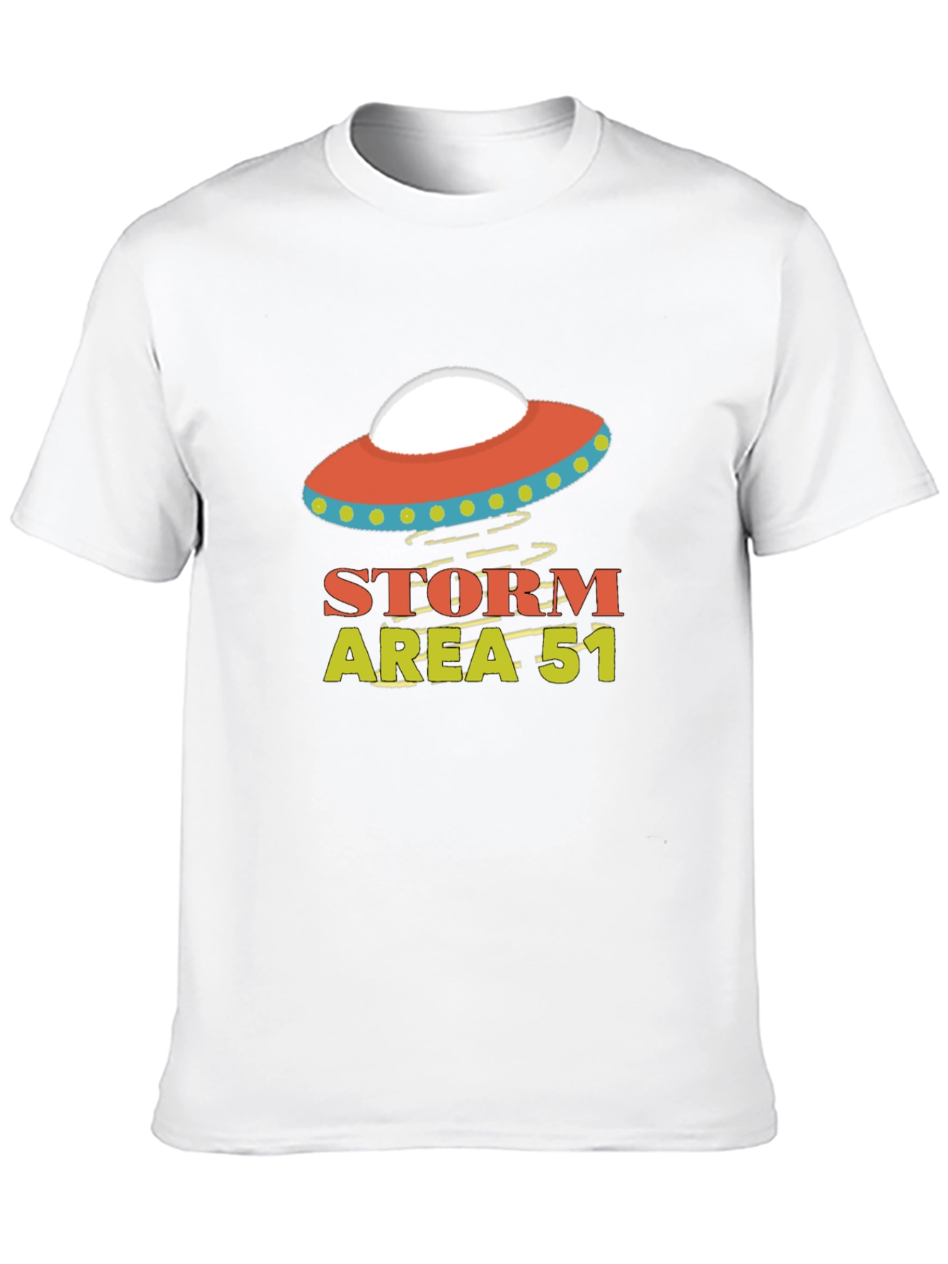 Storm Area 51 UFO Graphic T-Shirt