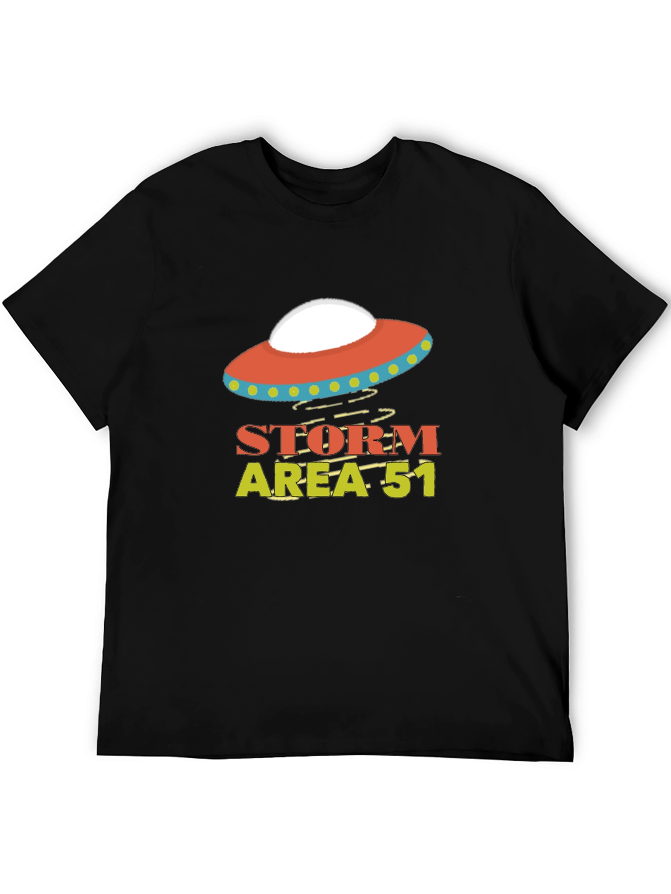 Storm Area 51 UFO Graphic T-Shirt