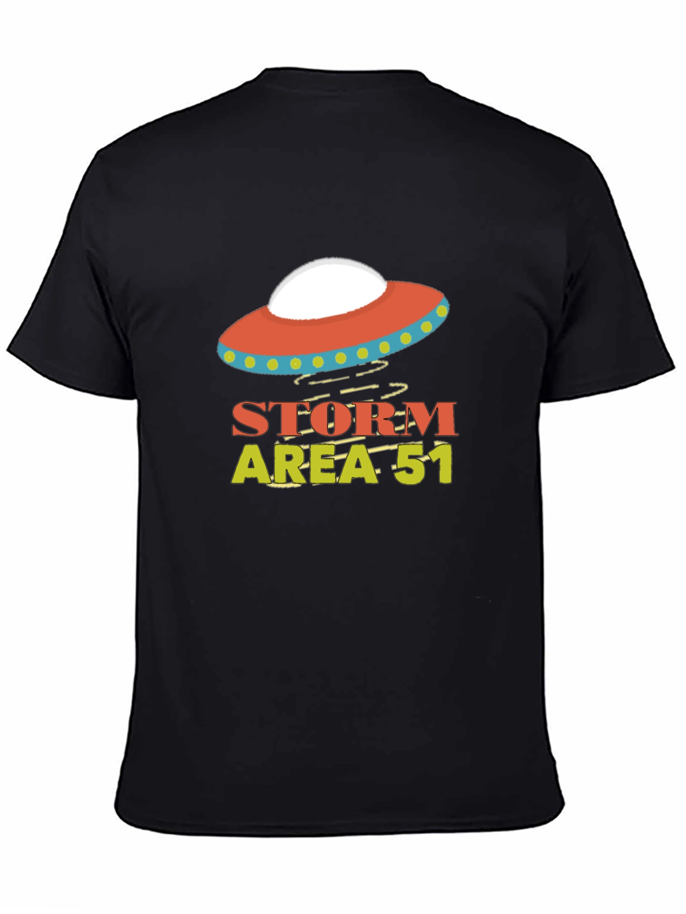Storm Area 51 UFO Graphic T-Shirt