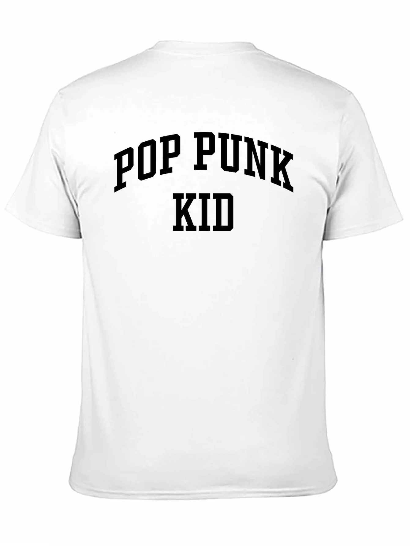 Pop Punk Kid Black Graphic T-Shirt
