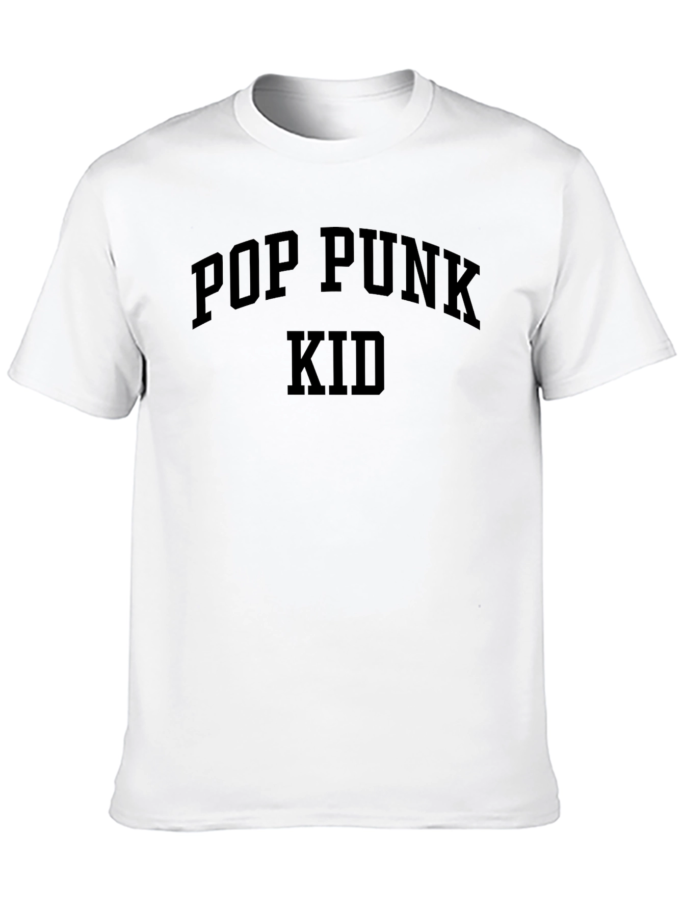 Pop Punk Kid Black Graphic T-Shirt