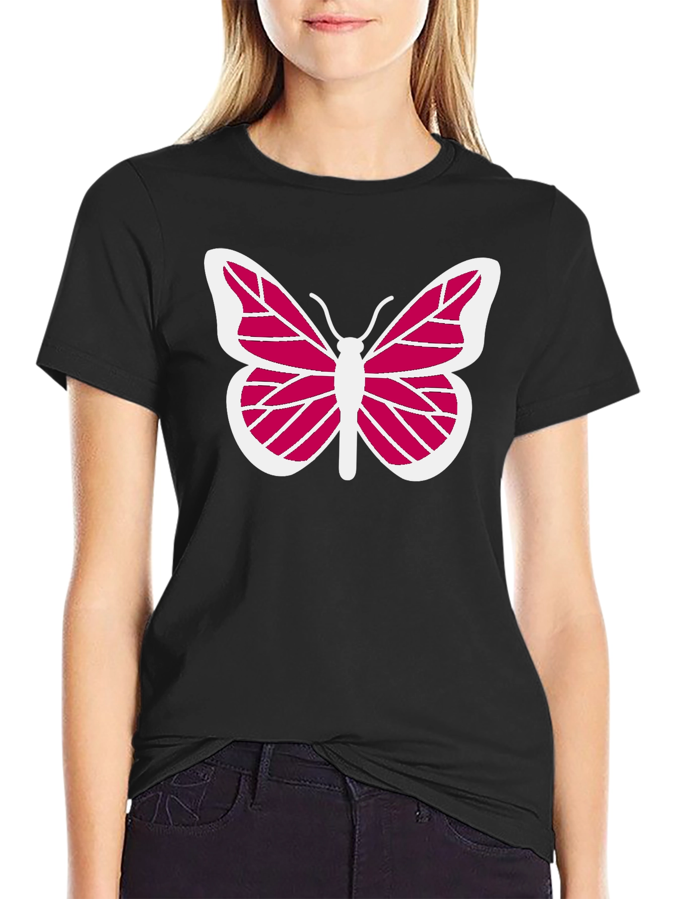 Butterfly Graphic Tee - Stylish Everyday Wear