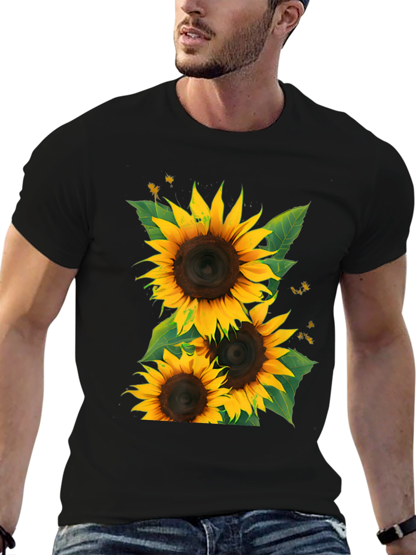 Sunflower Graphic Print T-Shirt