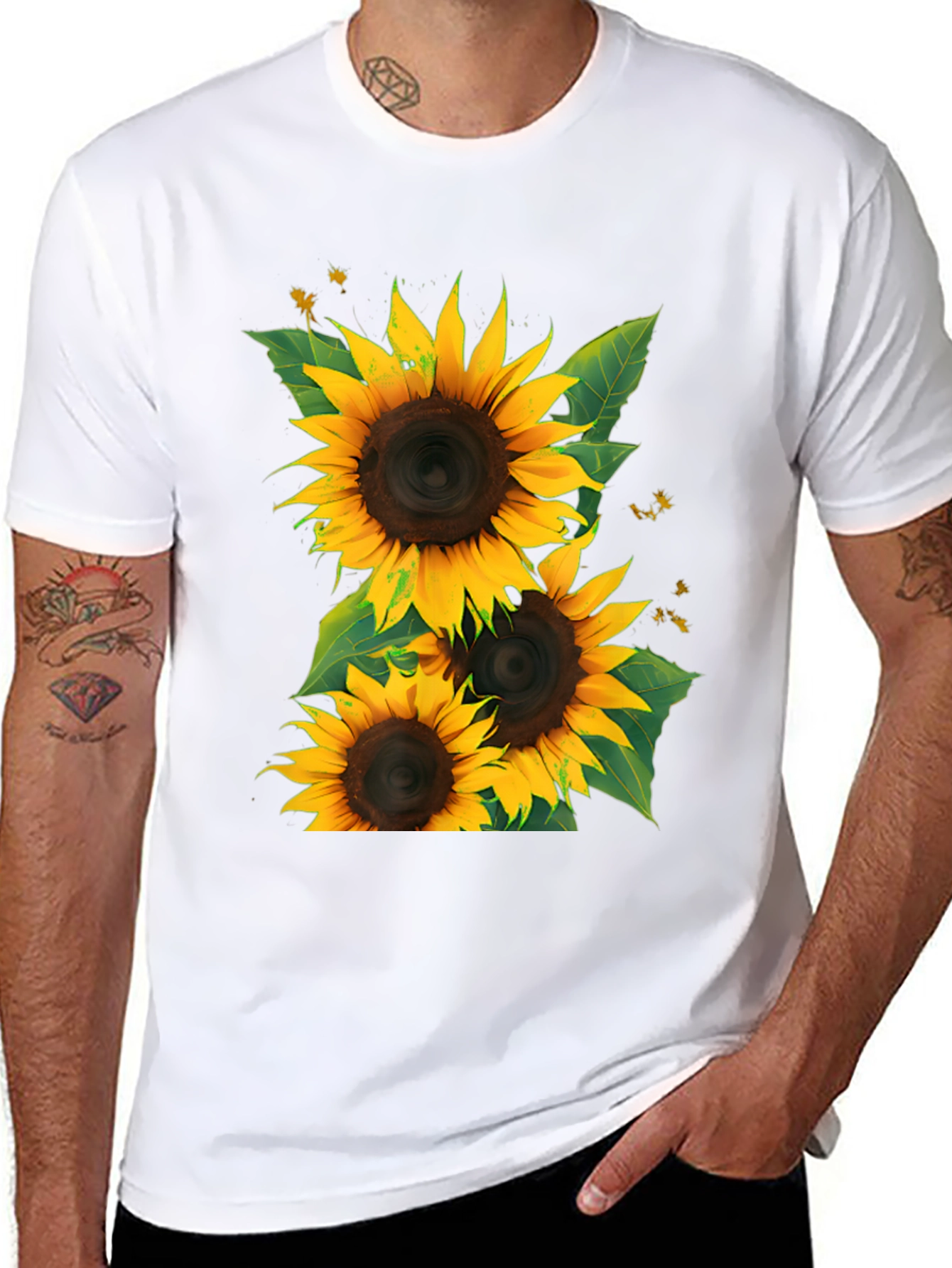 Sunflower Graphic Print T-Shirt
