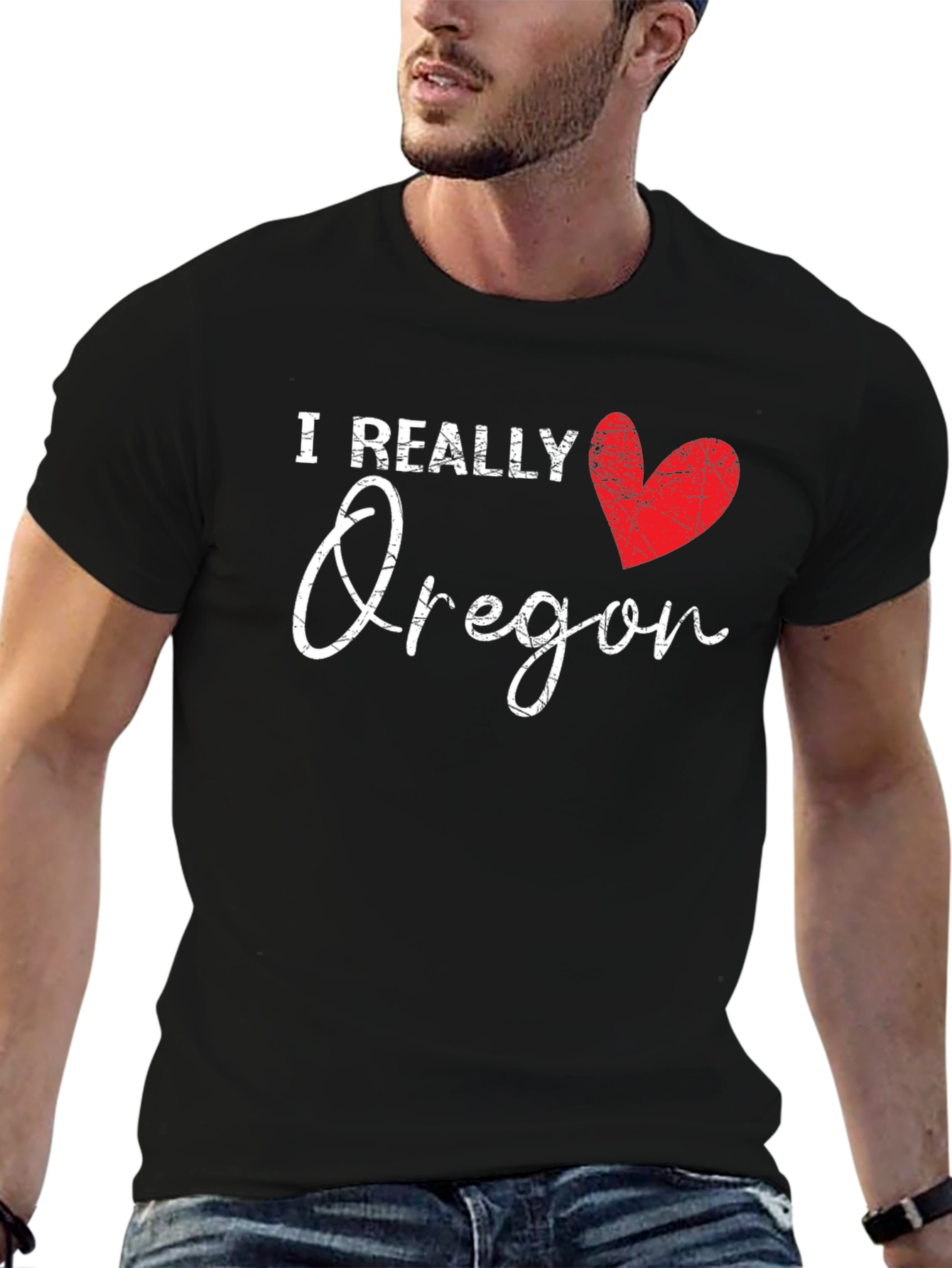 I Really Heart Oregon Graphic T-Shirt