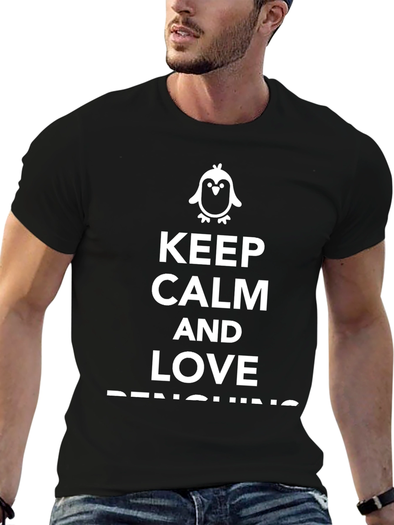 Keep Calm and Love Penguins Graphic Tee