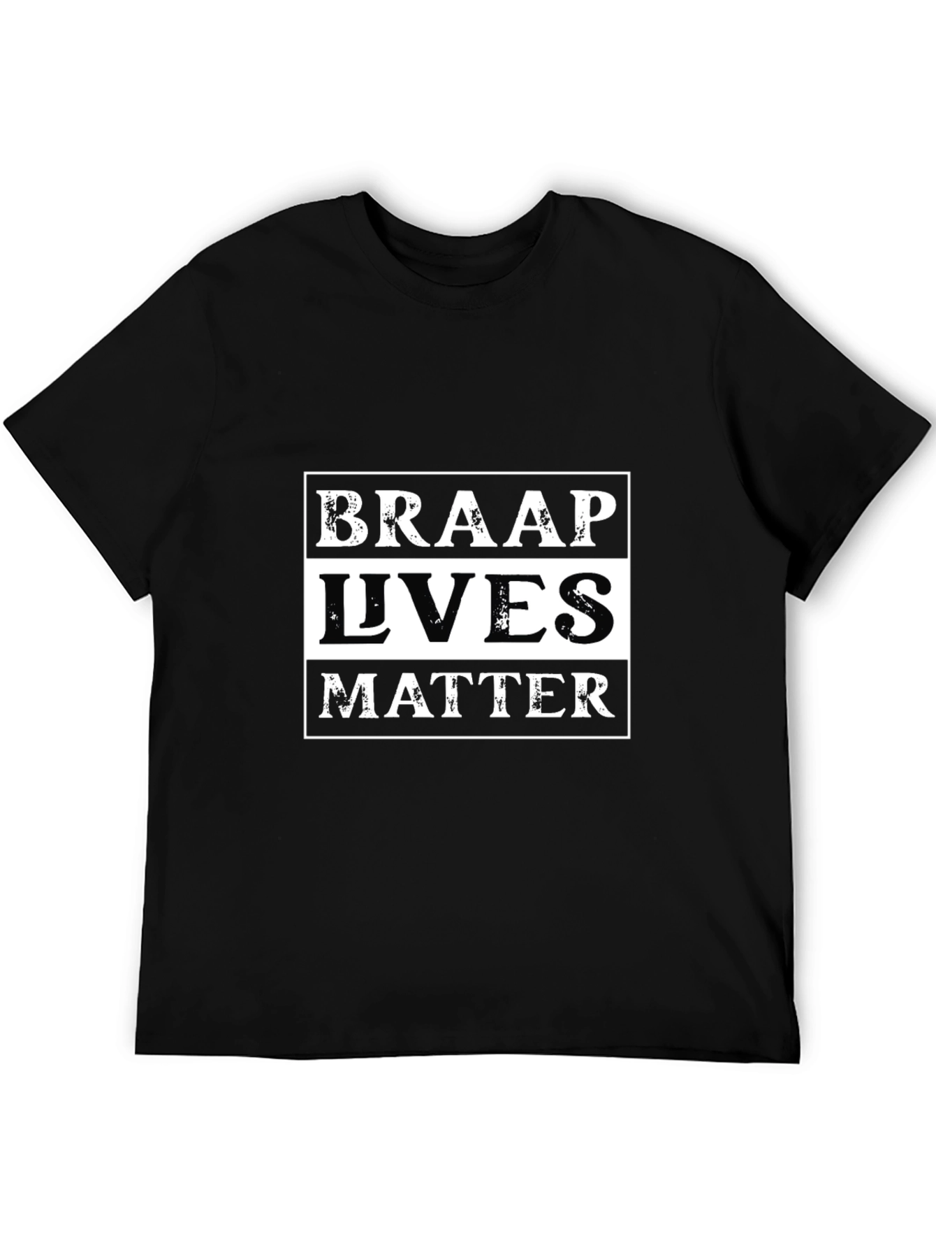 Braap Lives Matter Graphic T-Shirt - Black