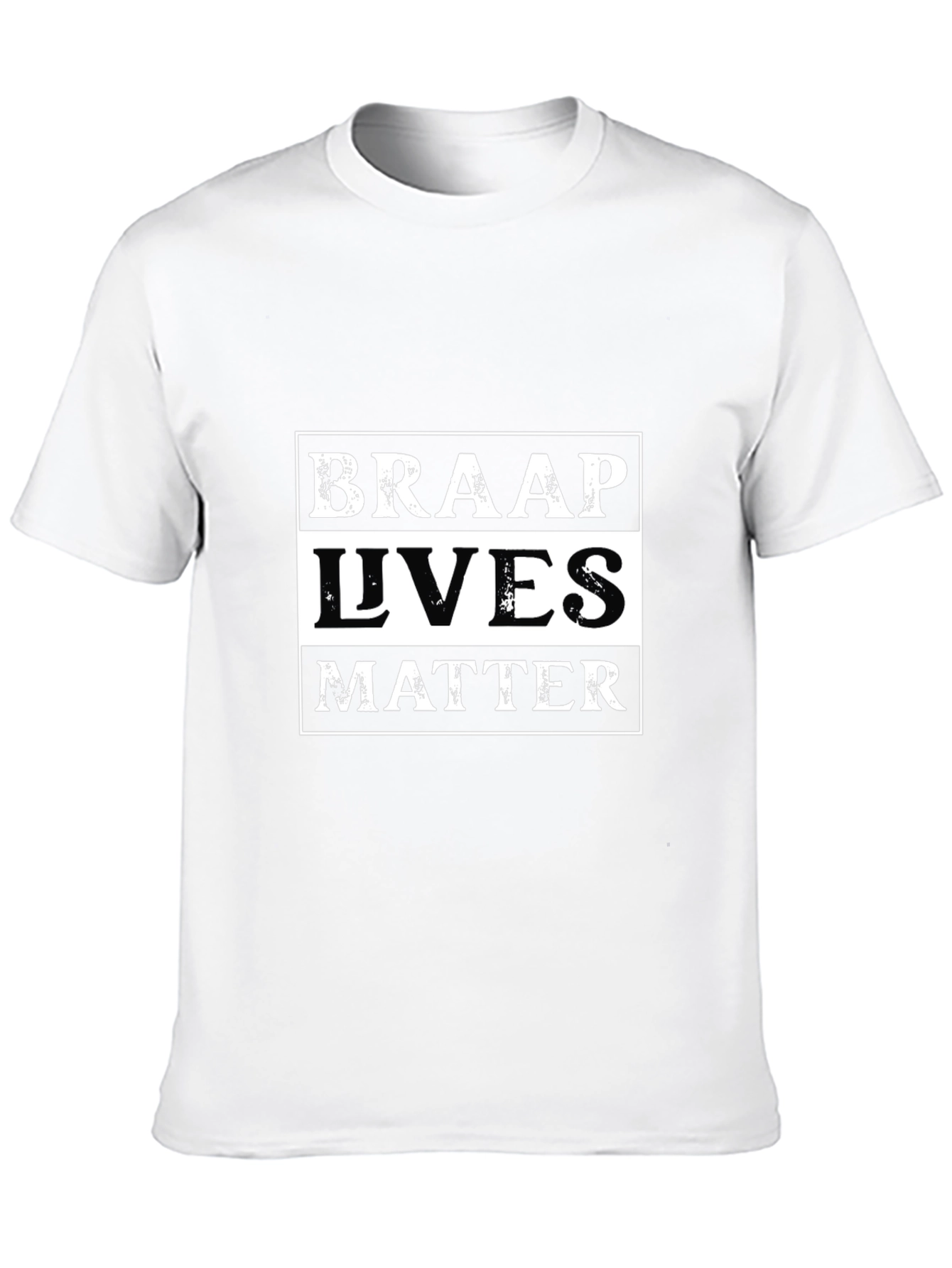 Braap Lives Matter Graphic T-Shirt - Black