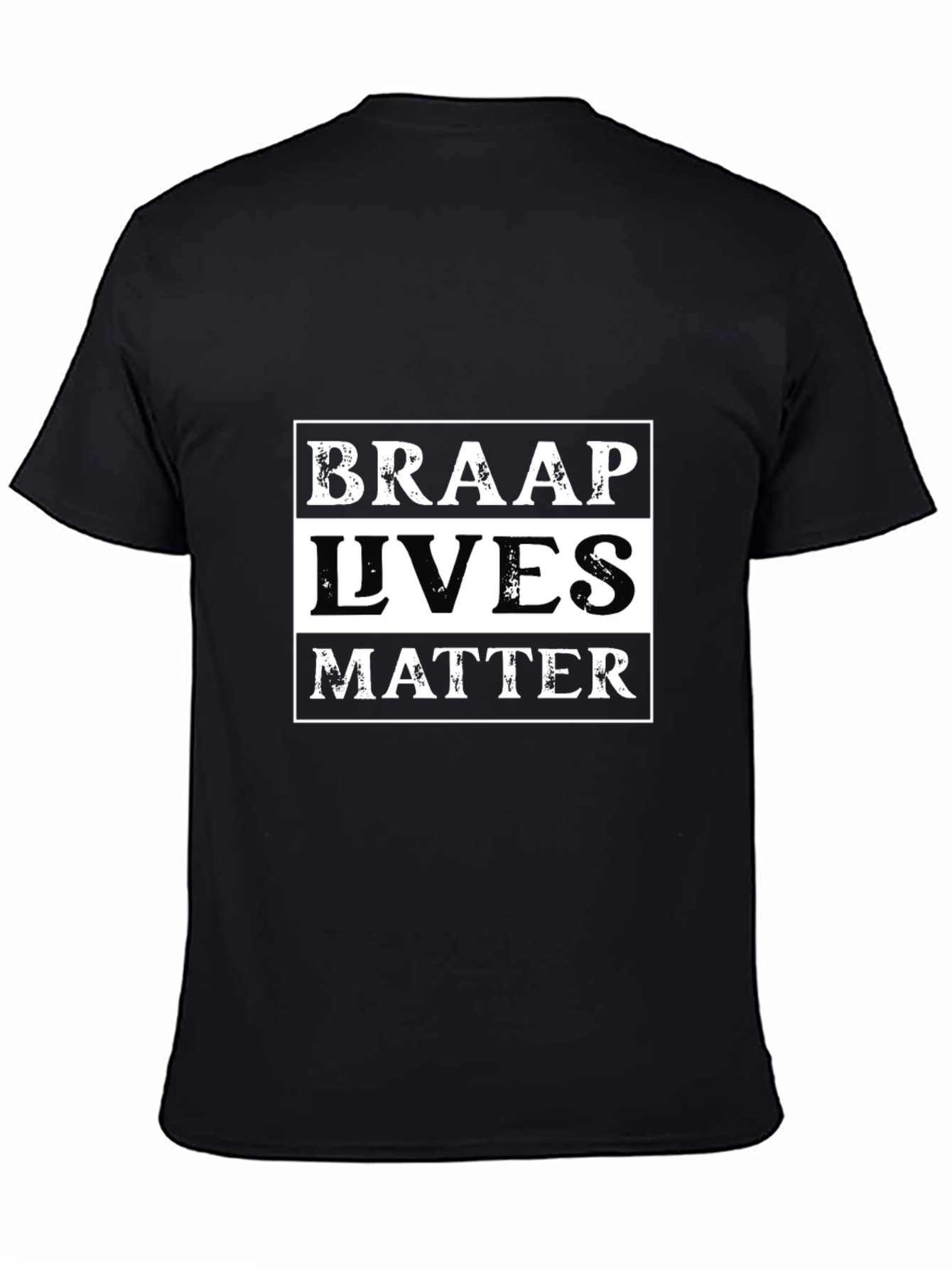Braap Lives Matter Graphic T-Shirt - Black