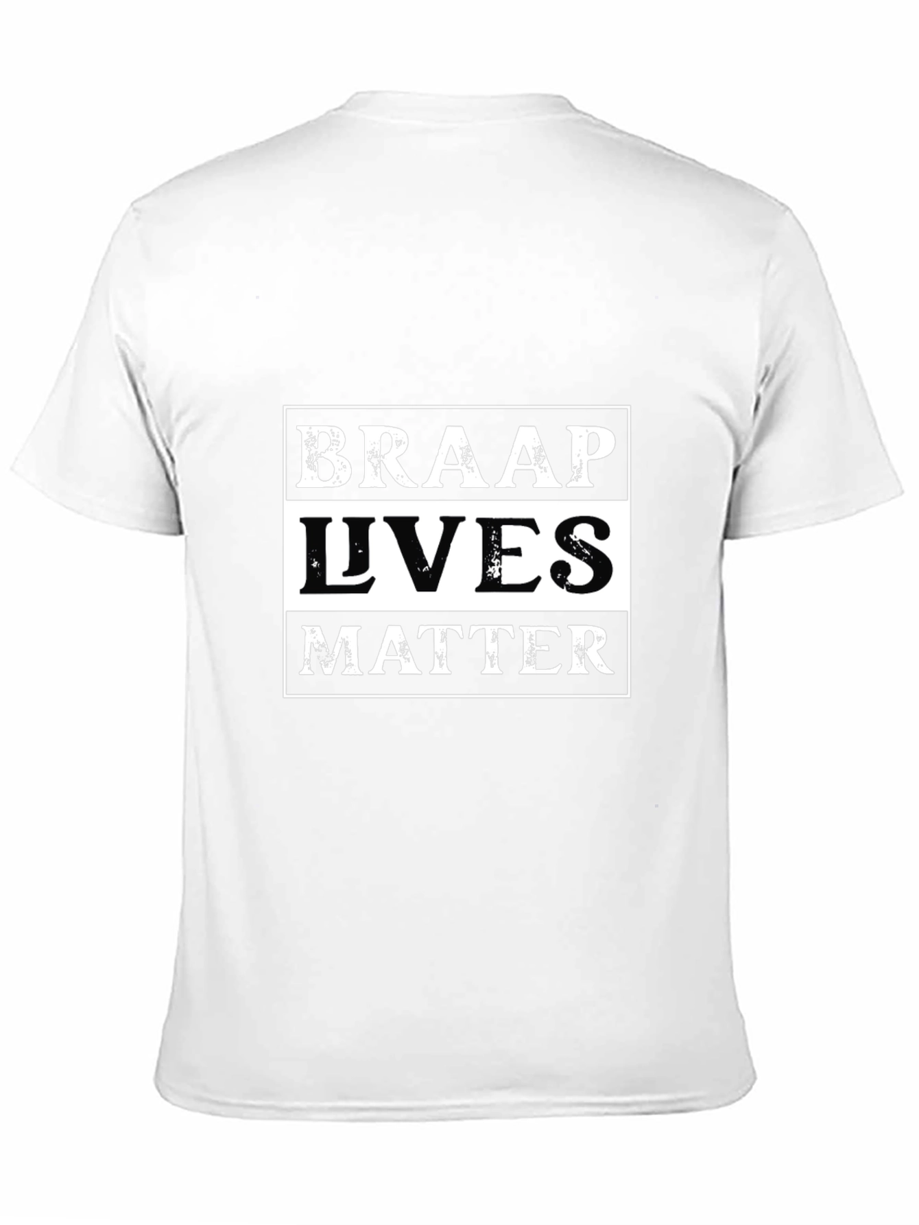 Braap Lives Matter Graphic T-Shirt - Black
