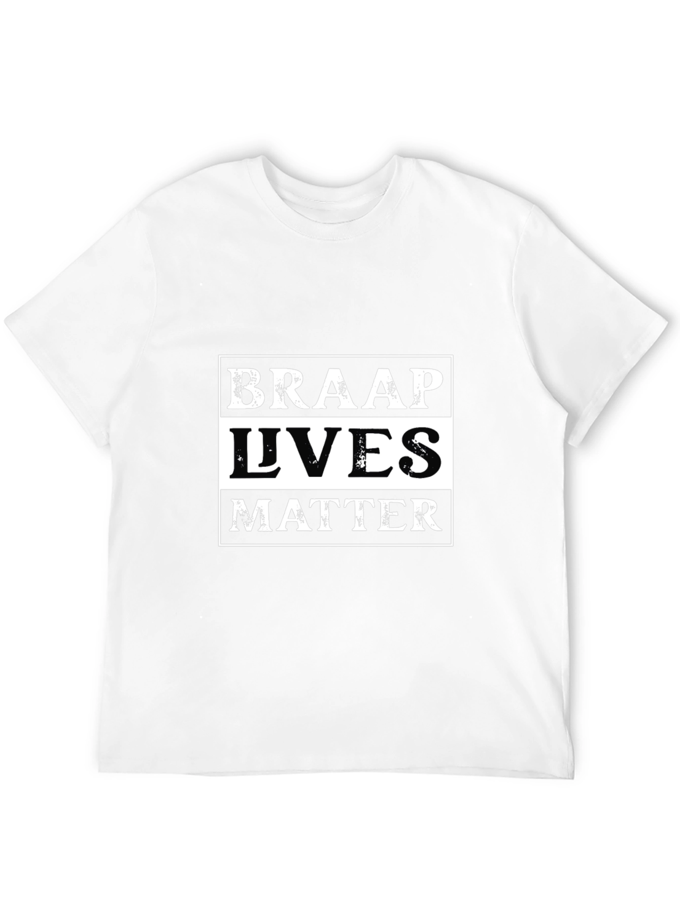 Braap Lives Matter Graphic T-Shirt - Black