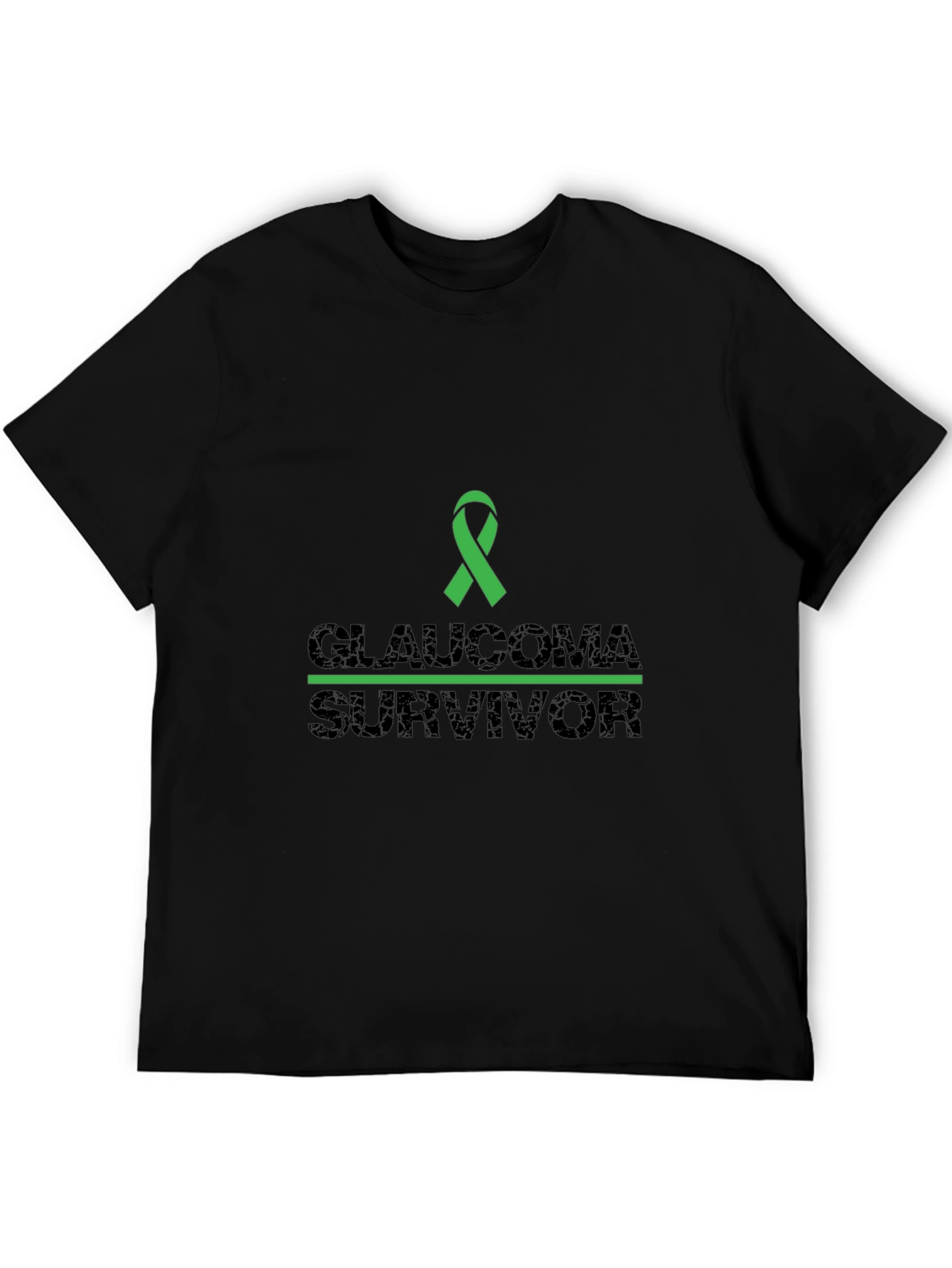 Glaucoma Survivor Awareness Ribbon Graphic T-Shirt