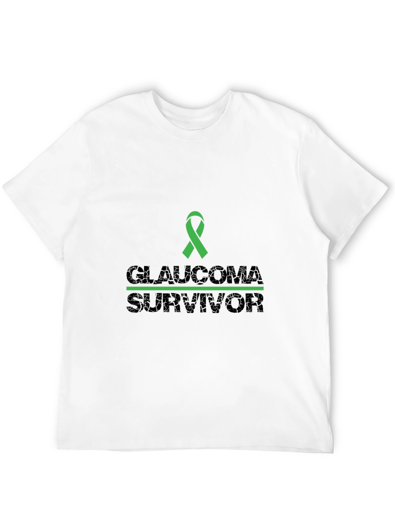 Glaucoma Survivor Awareness Ribbon Graphic T-Shirt