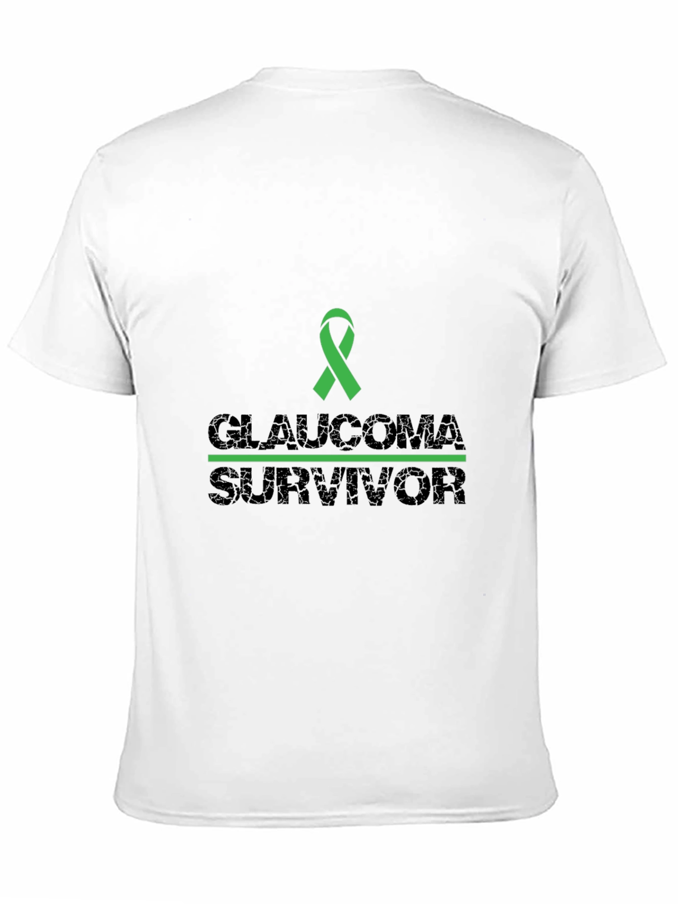 Glaucoma Survivor Awareness Ribbon Graphic T-Shirt