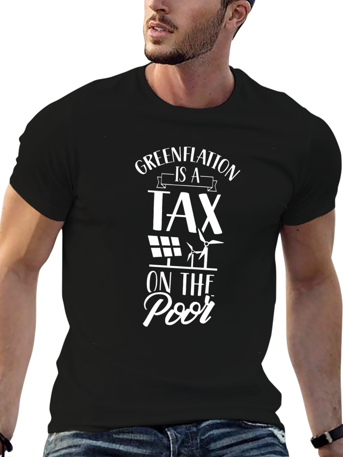 Greenflation Tax on the Poor Graphic T-Shirt