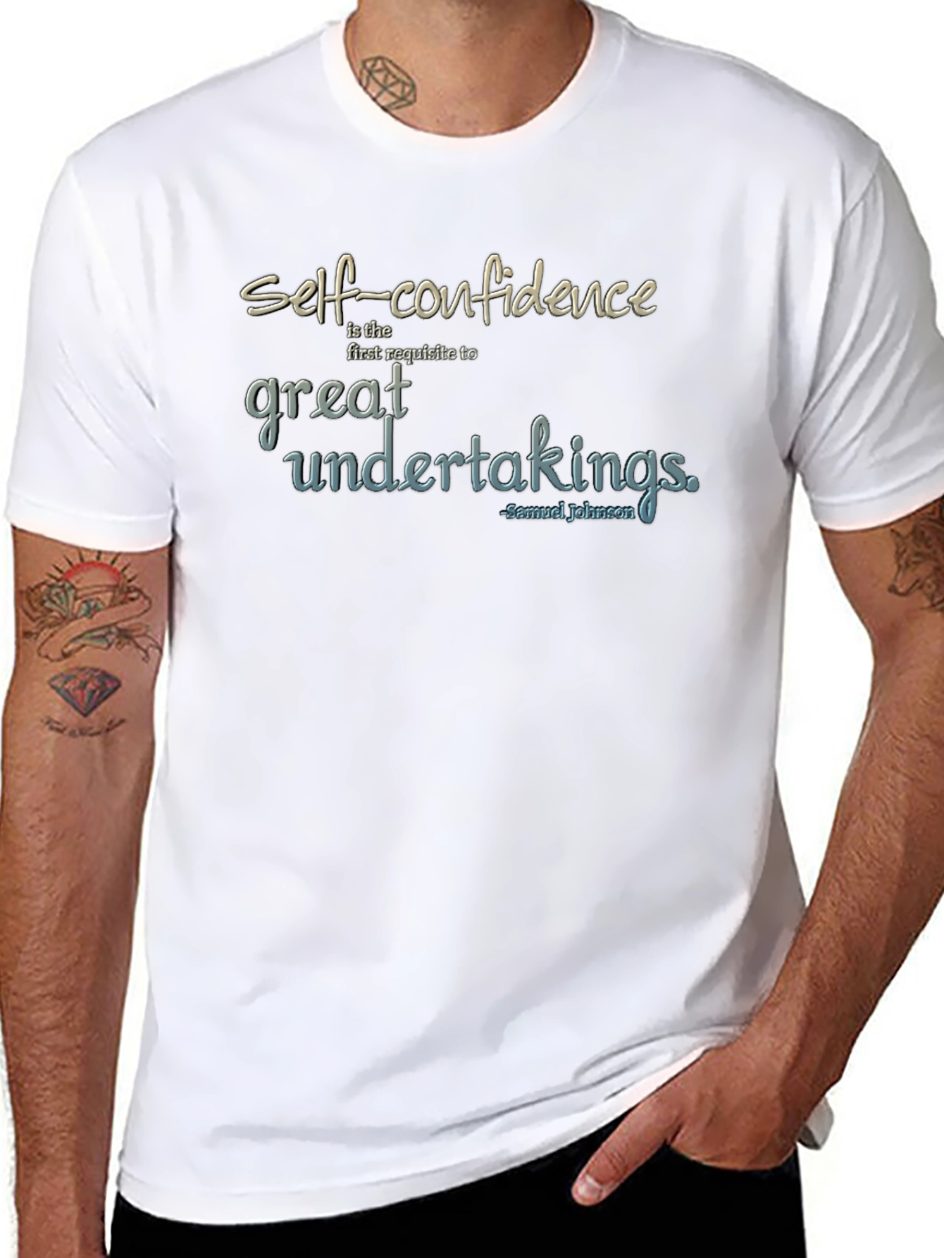 Self-Confidence Quote Graphic T-Shirt