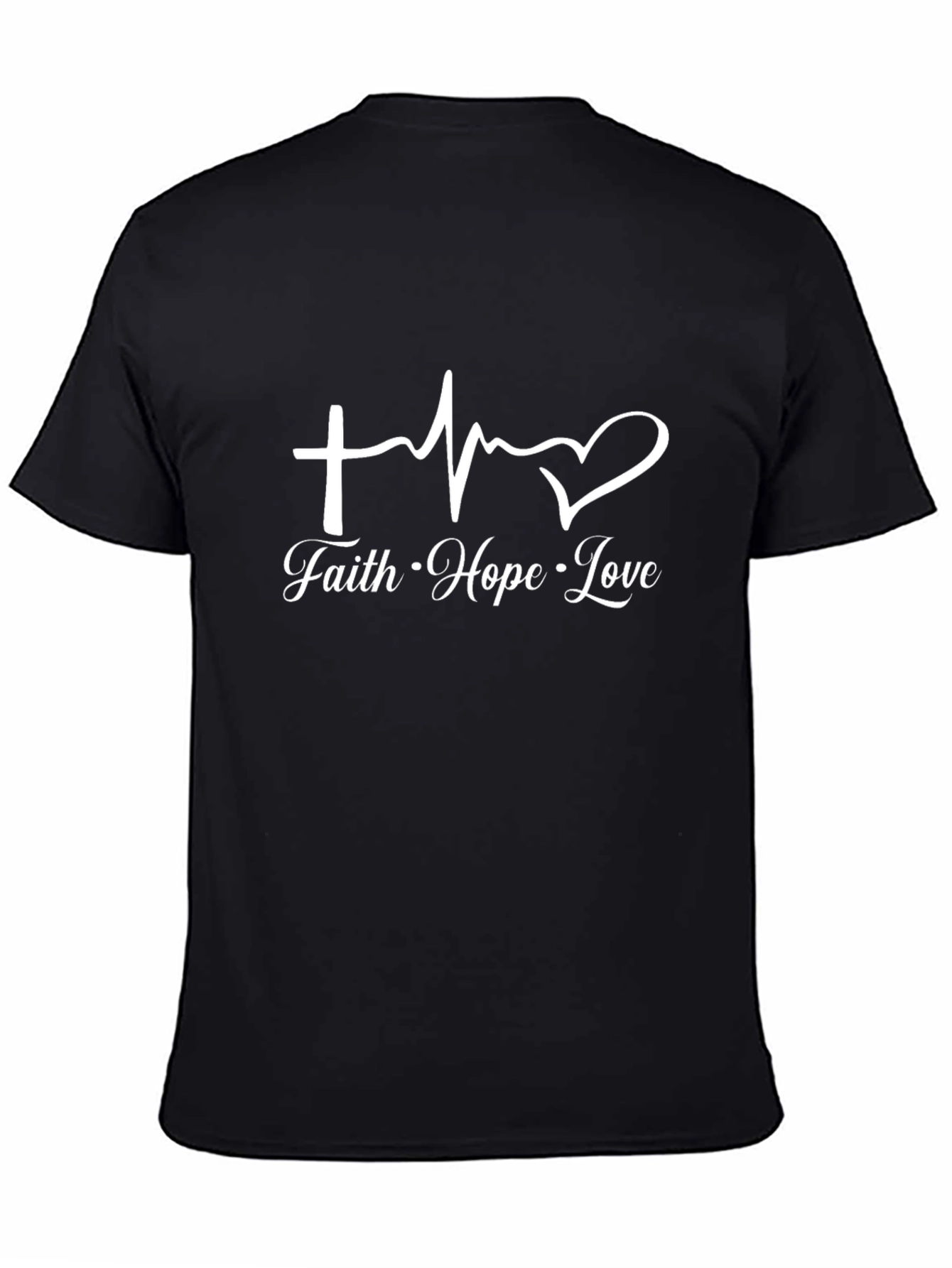 Faith Hope Love Graphic Tee - Christian T-Shirt