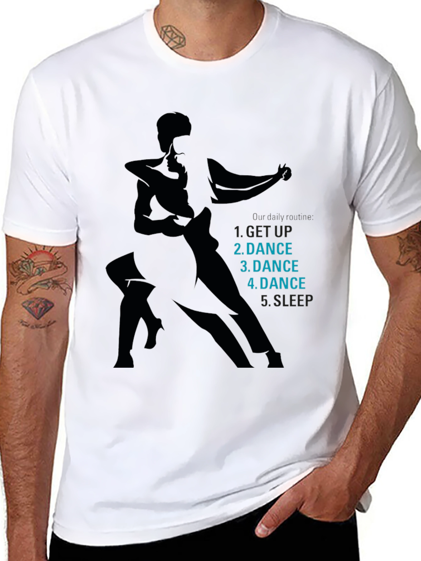 Dance Life Black T-Shirt - Dancers Daily Routine