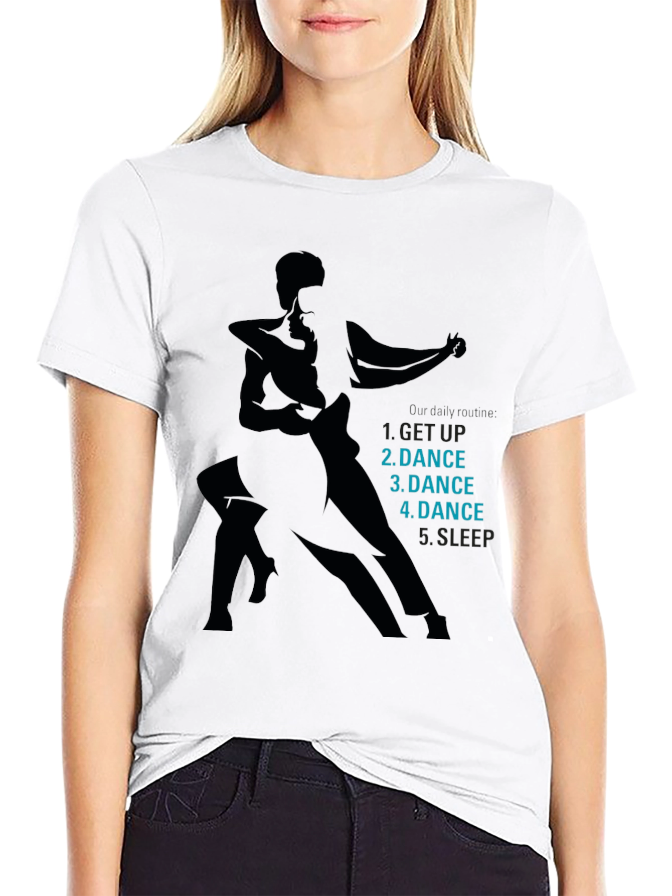 Dance Life Black T-Shirt - Dancers Daily Routine