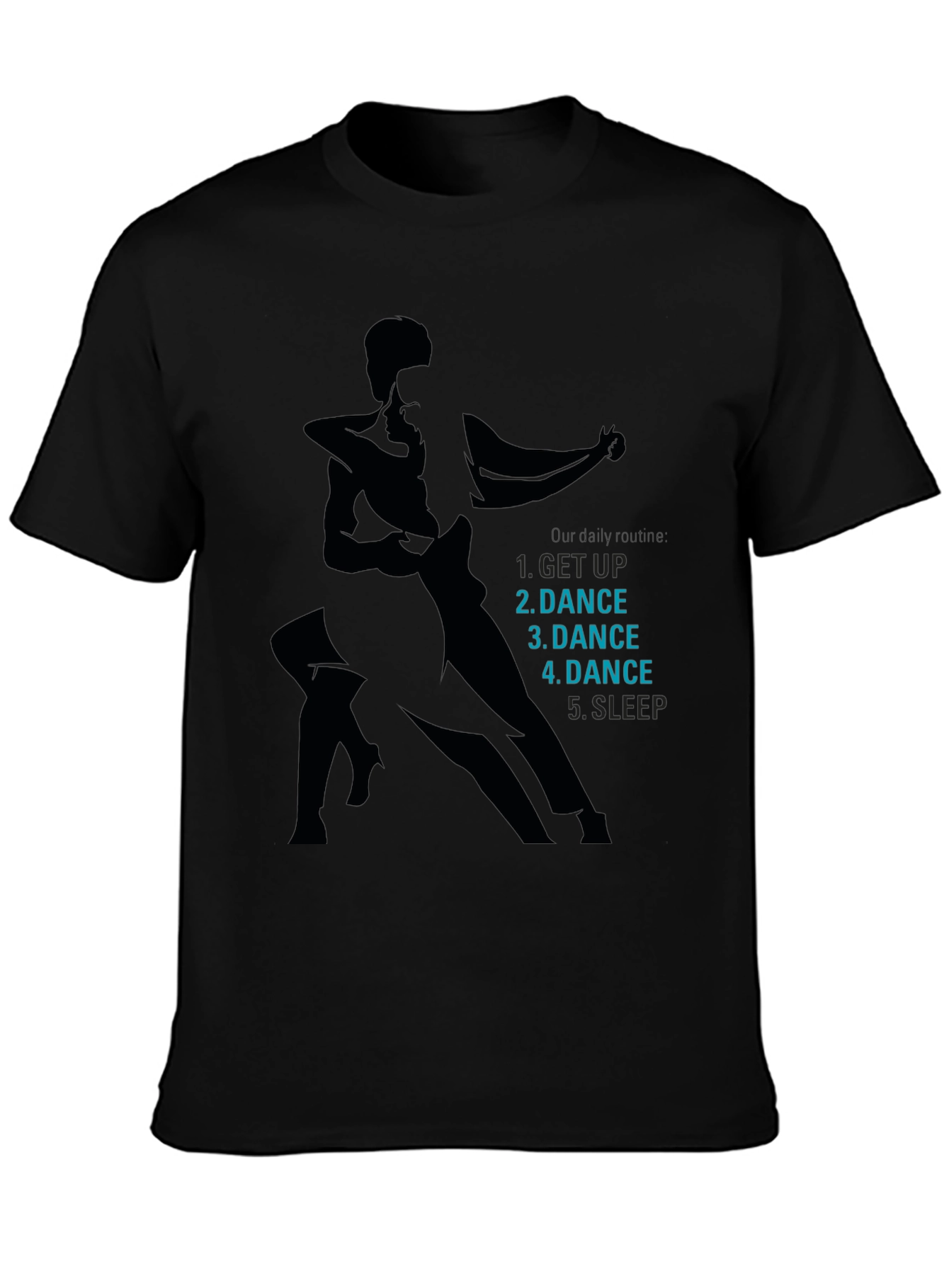 Dance Life Black T-Shirt - Dancers Daily Routine