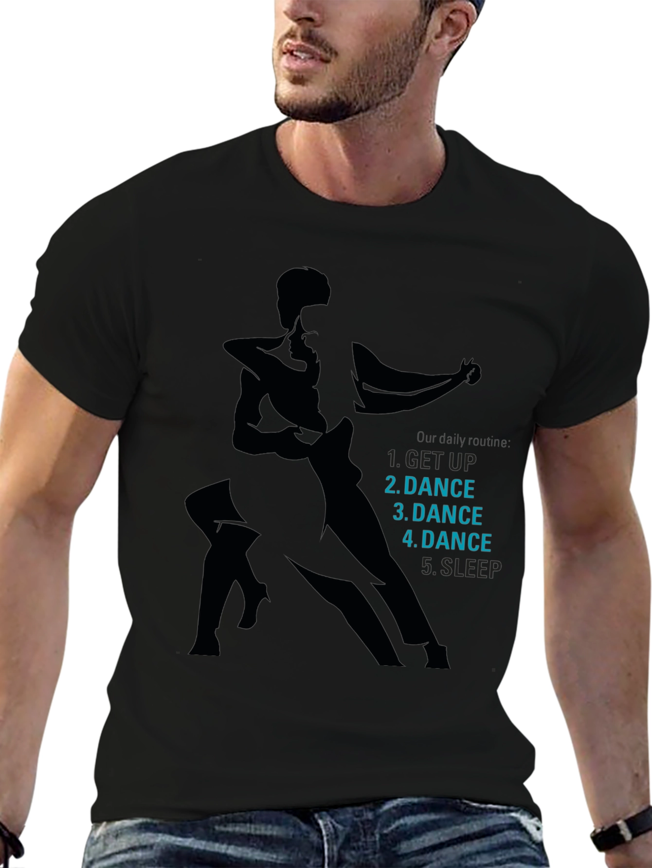 Dance Life Black T-Shirt - Dancers Daily Routine
