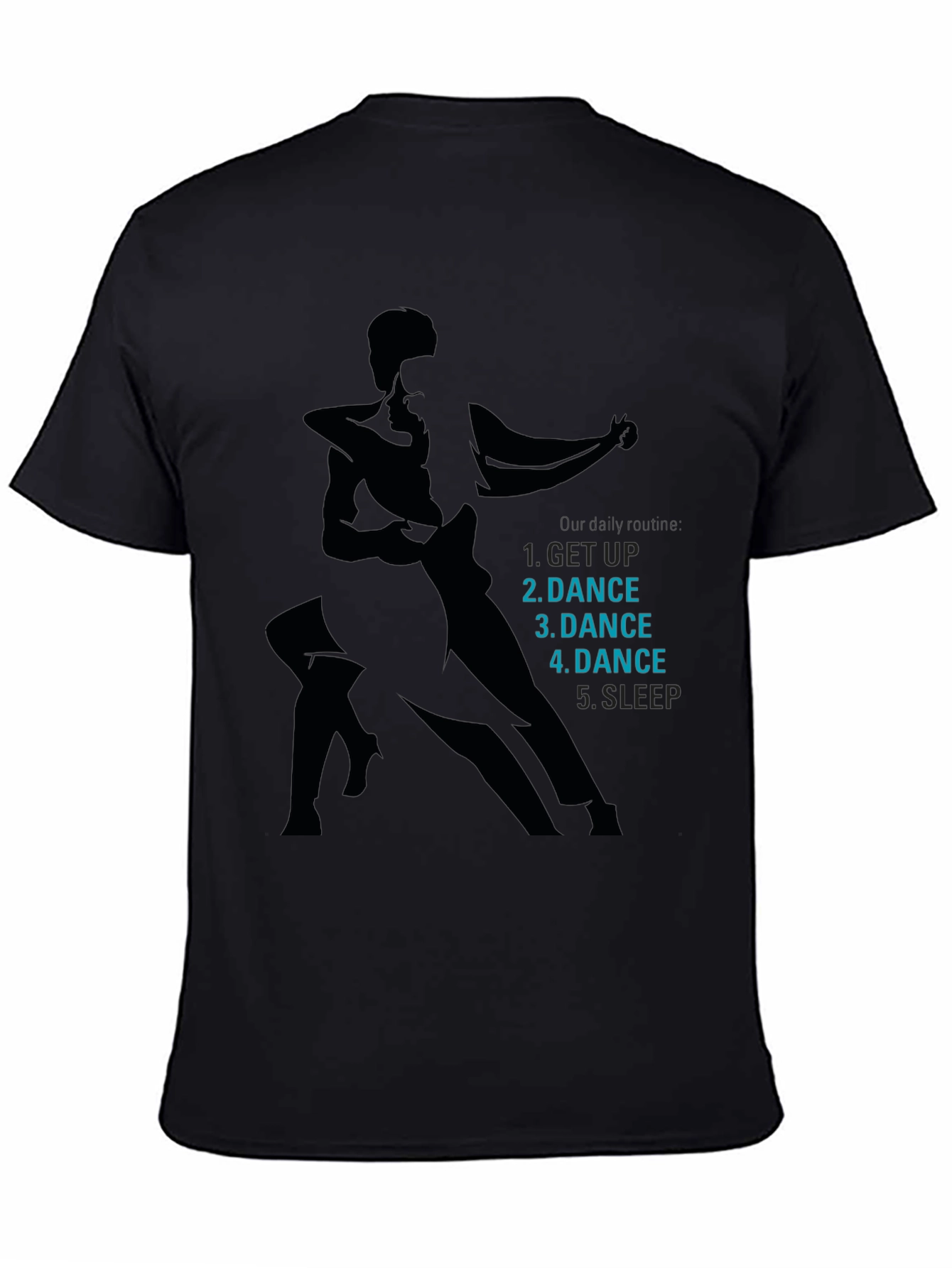 Dance Life Black T-Shirt - Dancers Daily Routine