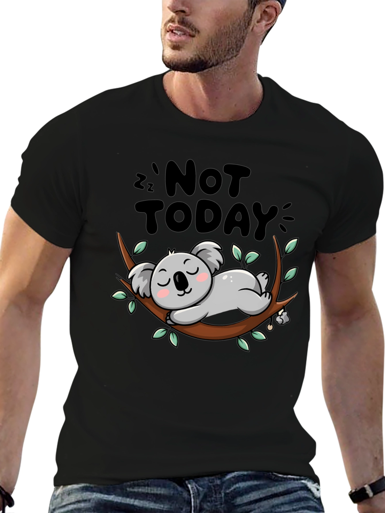 Not Today Sloth Graphic Tee - Relaxed Fit
