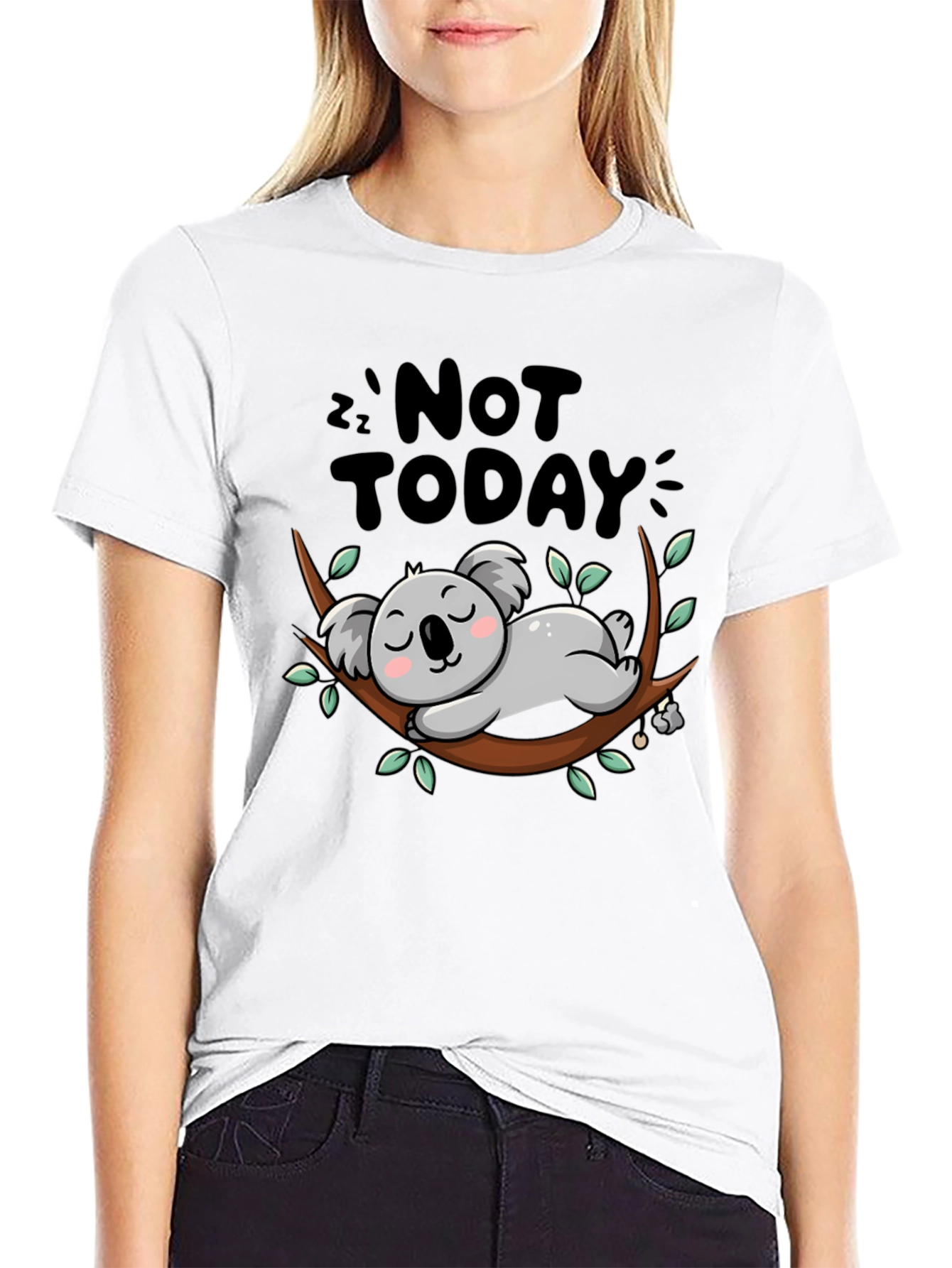 Not Today Sloth Graphic Tee - Relaxed Fit