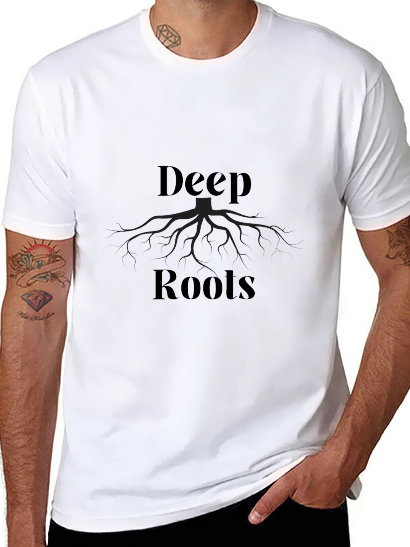 Deep Roots Graphic Tee - Stylish & Comfortable