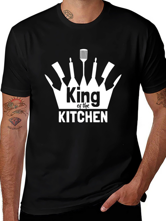 King of the Kitchen Graphic Tee - Chef Humor