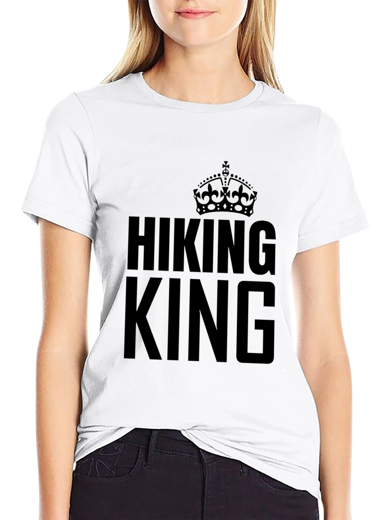 Hiking King Black T-Shirt