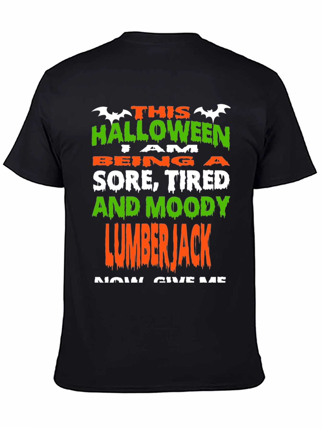 Halloween Lumberjack Graphic T-Shirt
