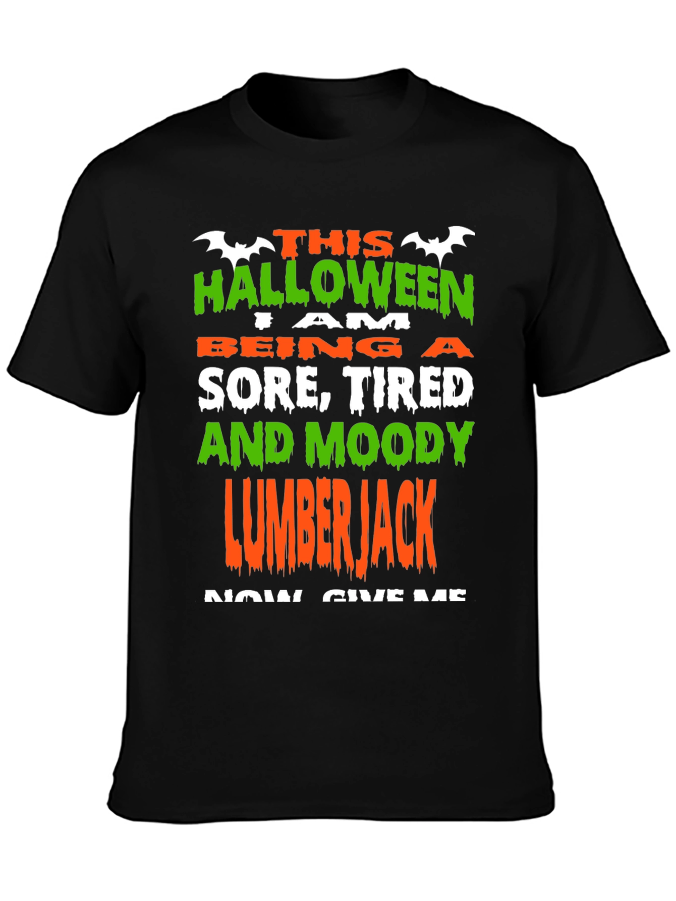 Halloween Lumberjack Graphic T-Shirt