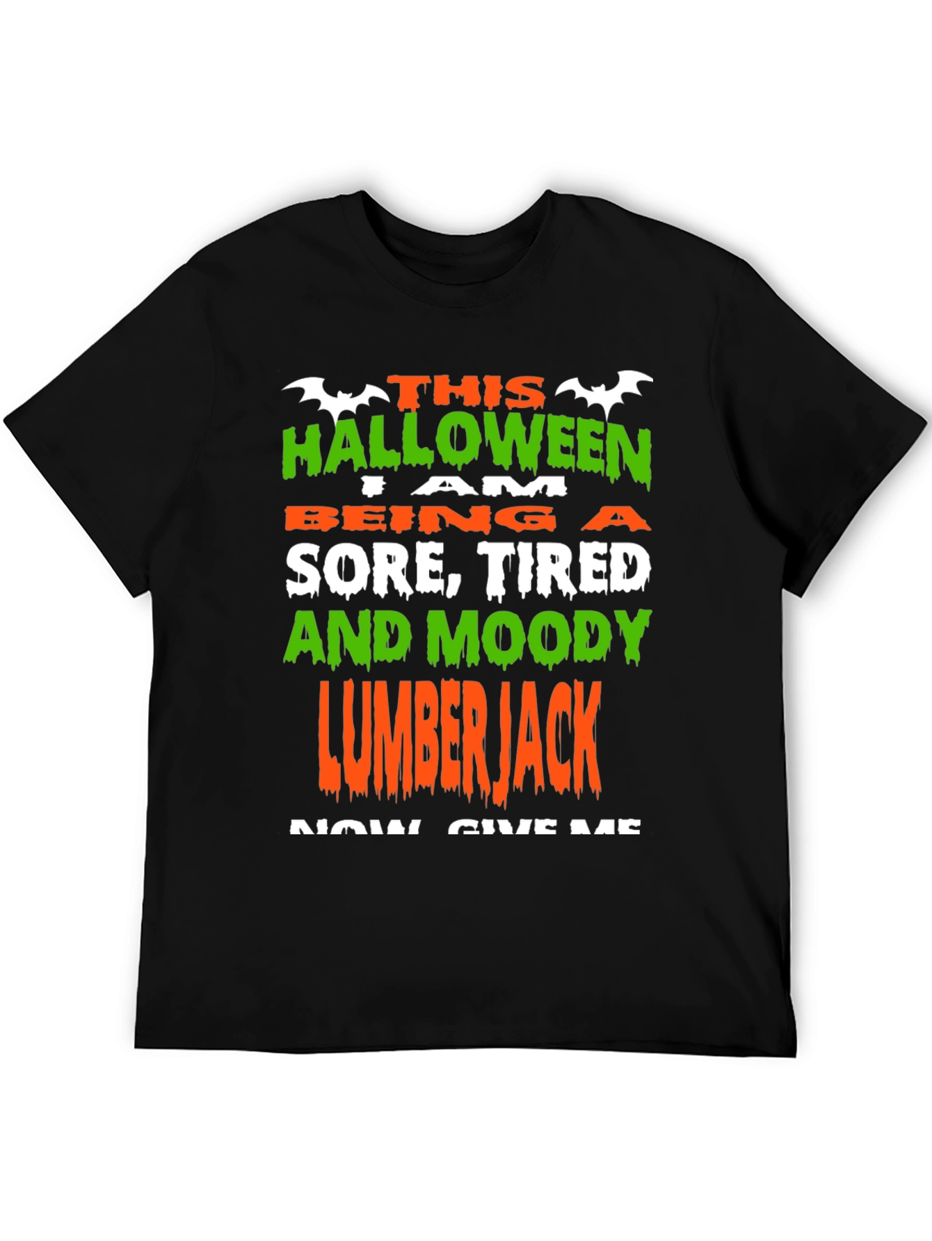 Halloween Lumberjack Graphic T-Shirt